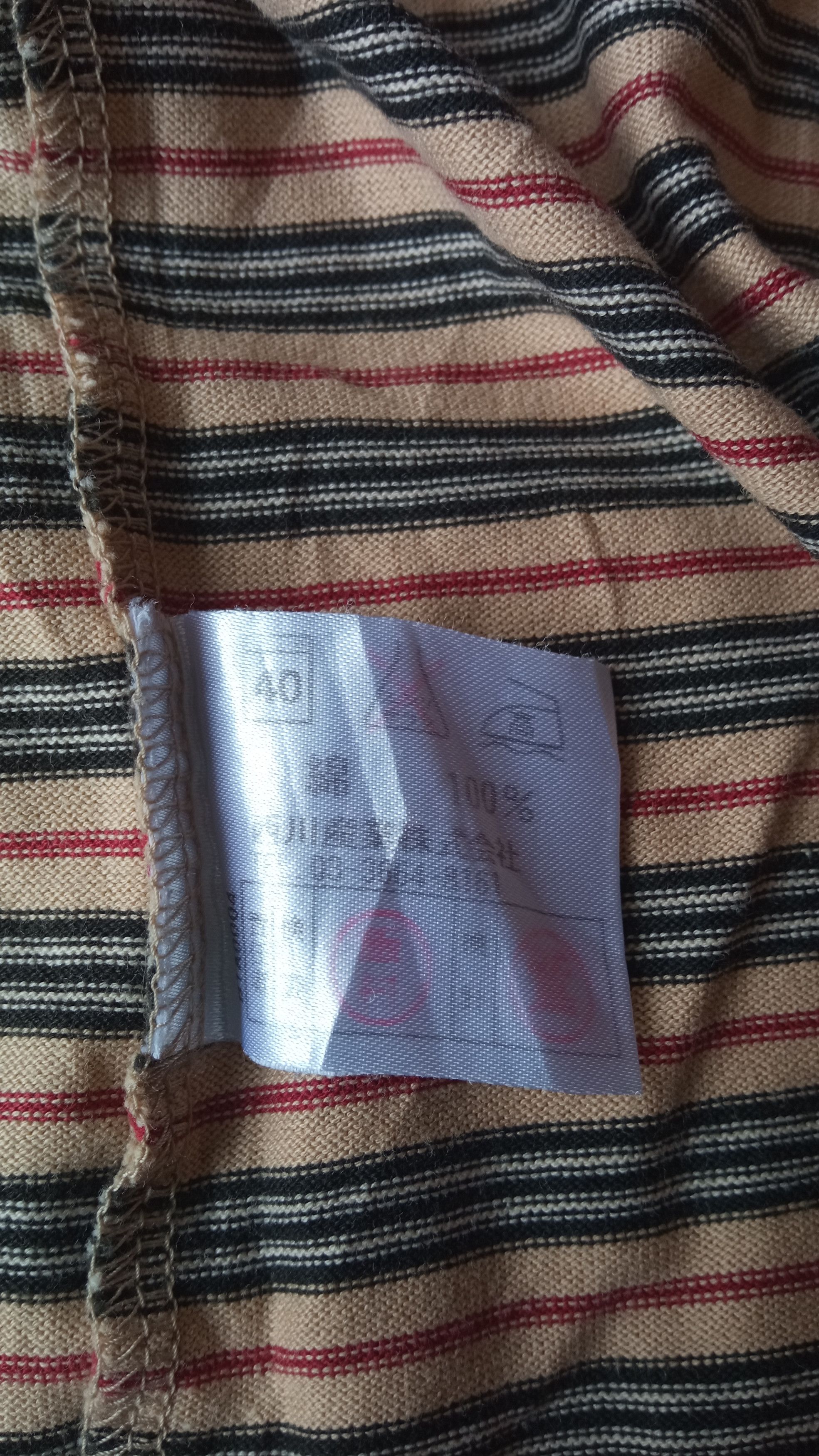 Burberry × Vintage 🔥🔥Vintage Burberry Border Striped LS T-Shirt Size US M / EU 48-50 / 2 - 11 Thumbnail