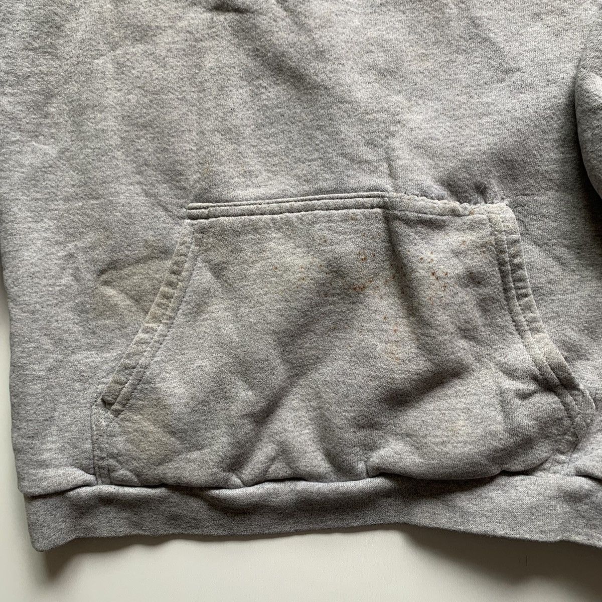 Nike Vintage 1990s Nike Spell Out Graphic Hoodie XS Fit Gray Rare Size US XS / EU 42 / 0 - 3 Thumbnail