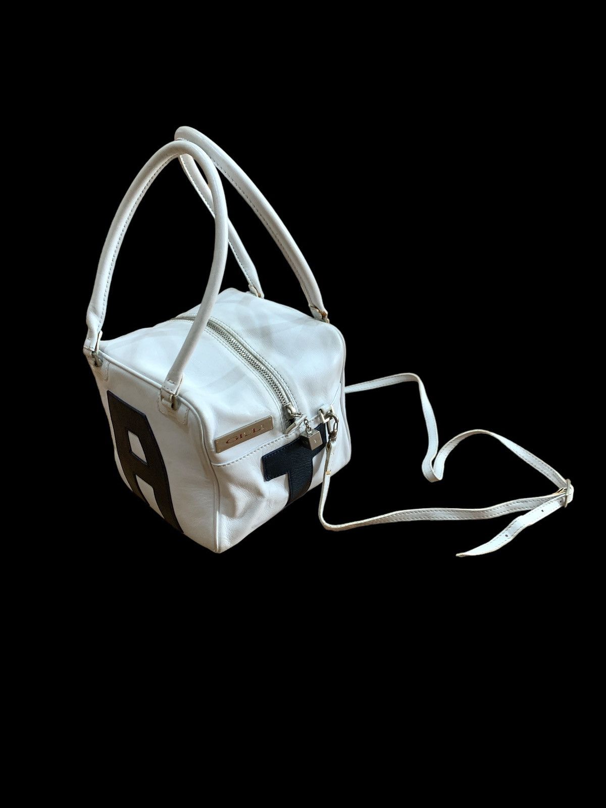 Vintage GILLI FIAT CUBE LEATHER MINI SHOULDER BAG Size ONE SIZE - 4 Thumbnail