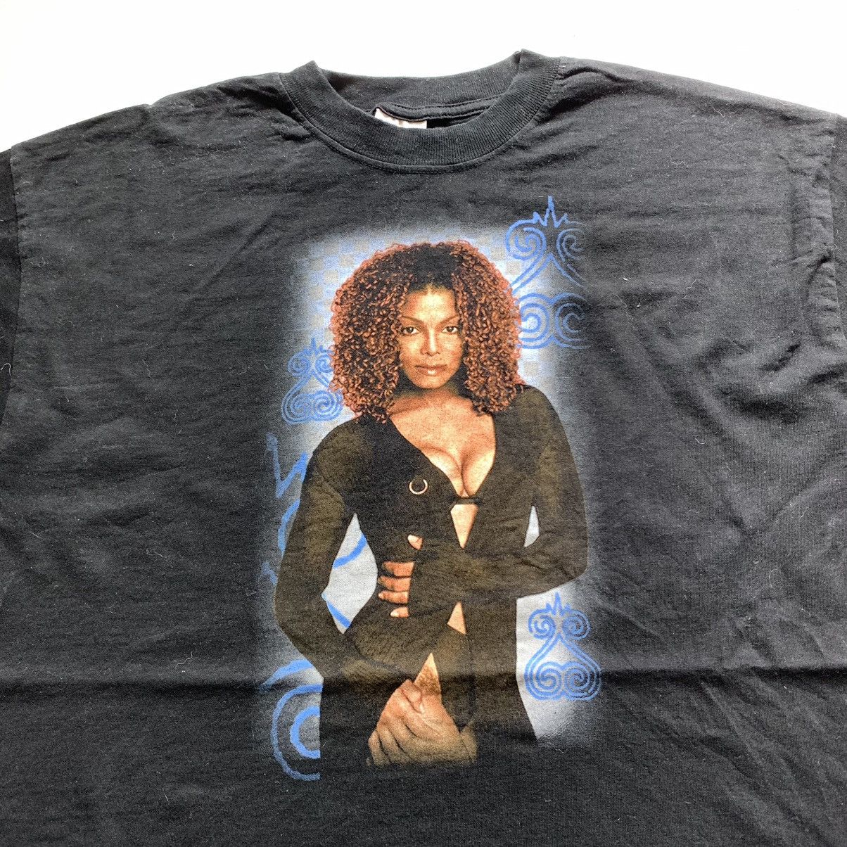 Rap Tees Vintage 90s 1998 Janet Jackson Tour Graphic T Shirt XL Rare Size US XL / EU 56 / 4 - 2 Thumbnail