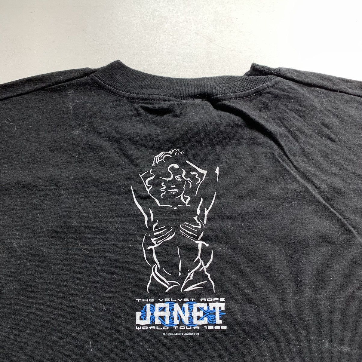 Rap Tees Vintage 90s 1998 Janet Jackson Tour Graphic T Shirt XL Rare Size US XL / EU 56 / 4 - 4 Thumbnail