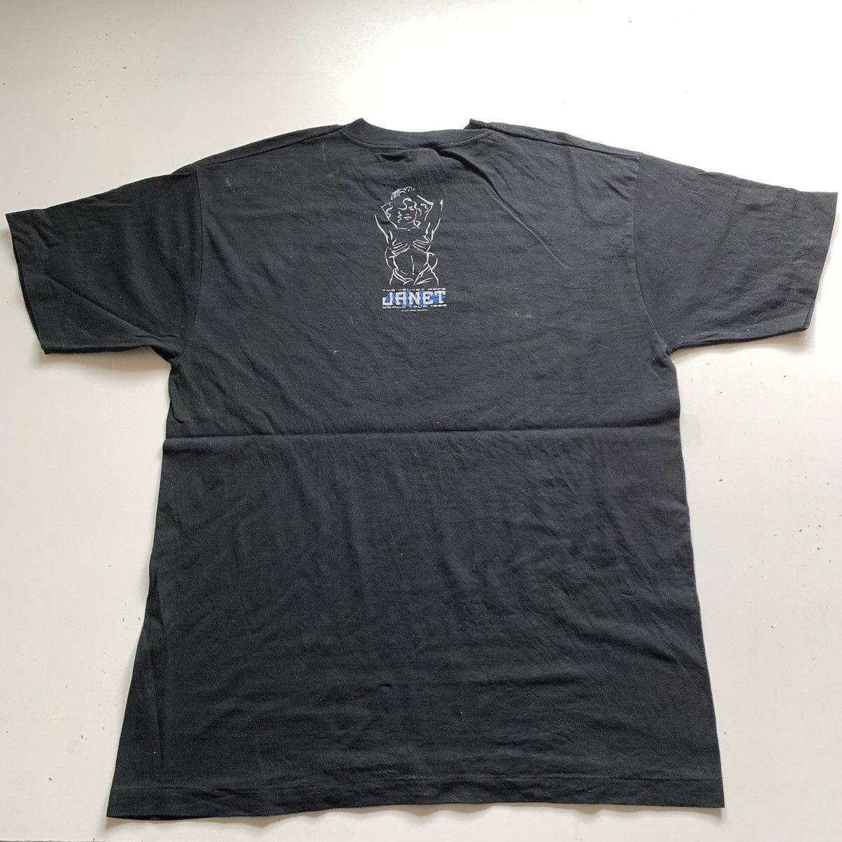 Rap Tees Vintage 90s 1998 Janet Jackson Tour Graphic T Shirt XL Rare Size US XL / EU 56 / 4 - 3 Thumbnail