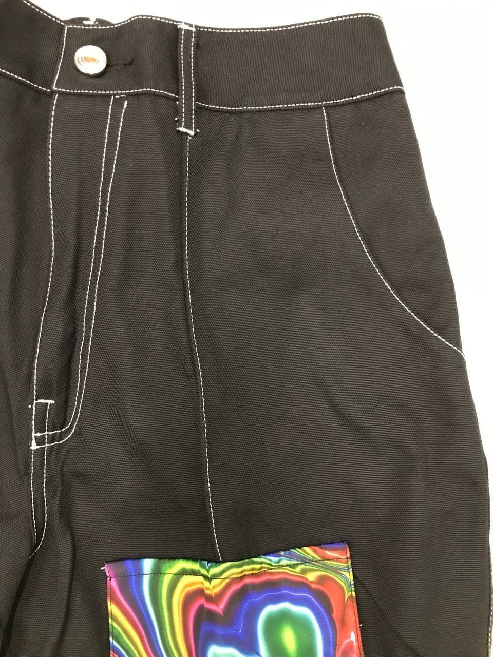 GCDS GCDS Black Acid Cargo Pants Size S (0302) Size US 30 / EU 46 - 9 Thumbnail
