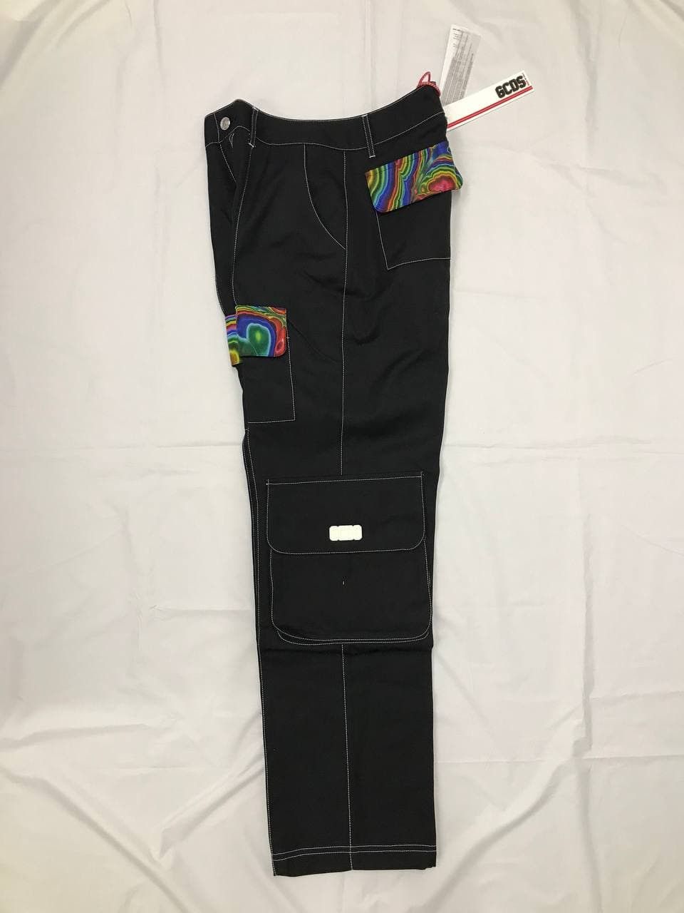 GCDS GCDS Black Acid Cargo Pants Size S (0302) Size US 30 / EU 46 - 3 Thumbnail