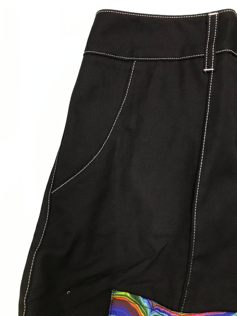 GCDS GCDS Black Acid Cargo Pants Size S (0302) Size US 30 / EU 46 - 8 Thumbnail