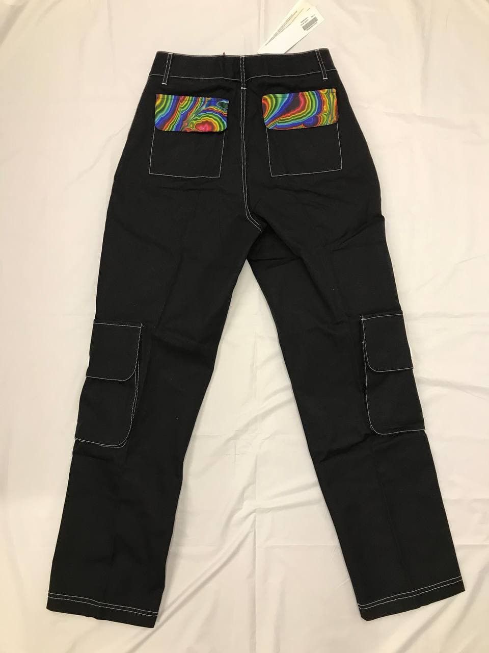 GCDS GCDS Black Acid Cargo Pants Size S (0302) Size US 30 / EU 46 - 2 Thumbnail
