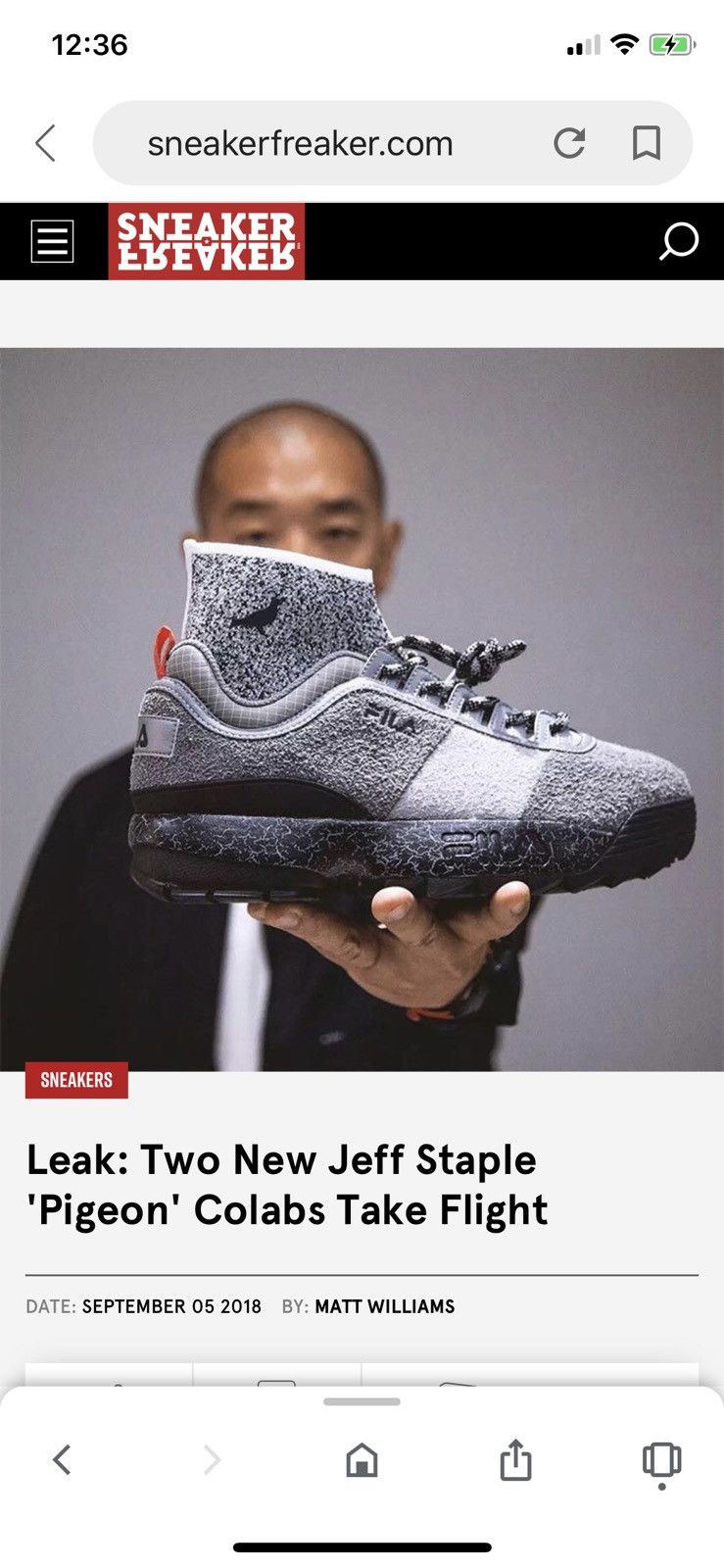 Fila × Staple Fila x Jeff Staple Sneakers 1/30 Size US 9.5 / EU 42-43 - 1 Thumbnail