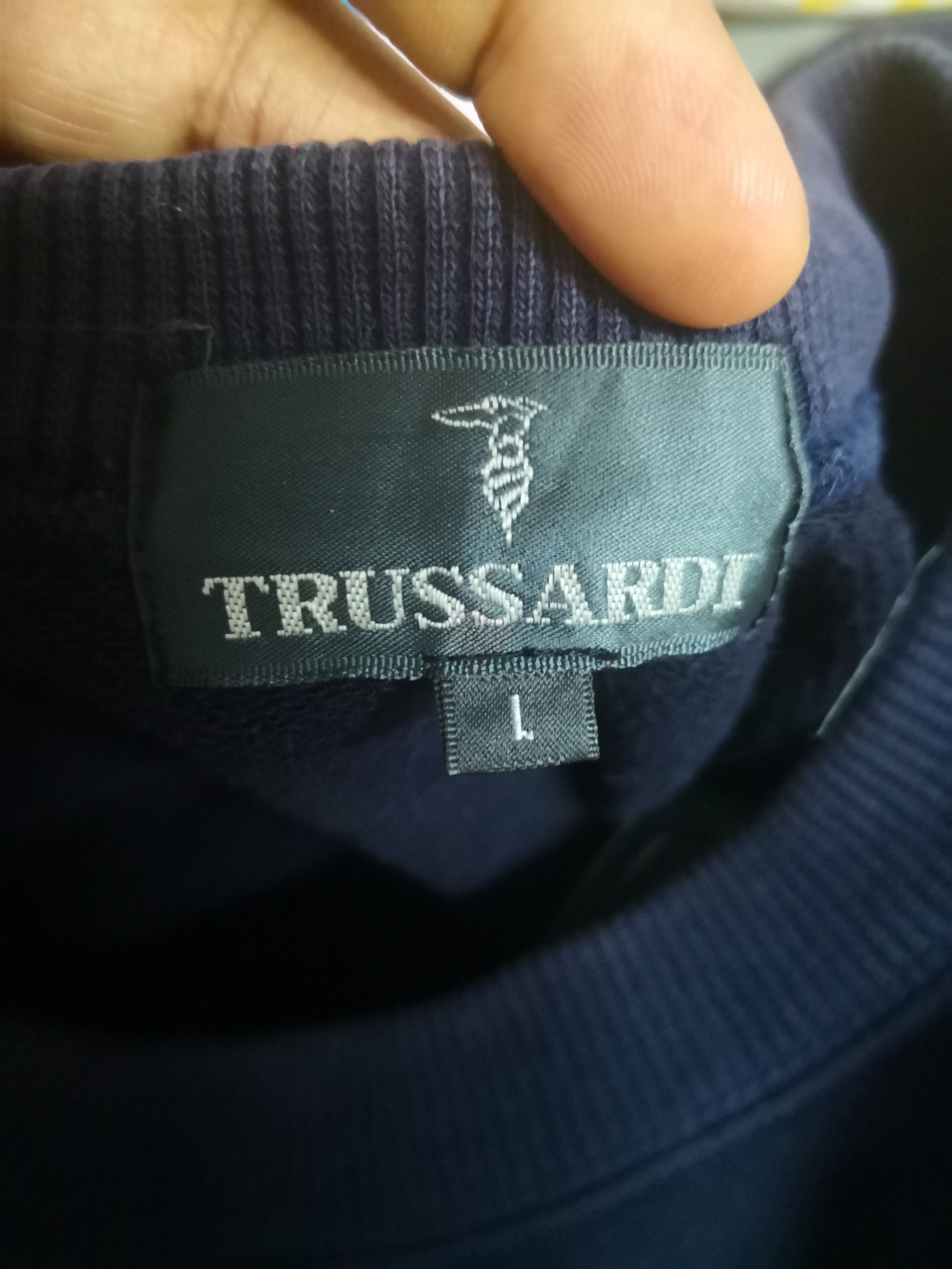 Trussardi Vintage Trussardi Embroidered Jumper Size US L / EU 52-54 / 3 - 5 Thumbnail
