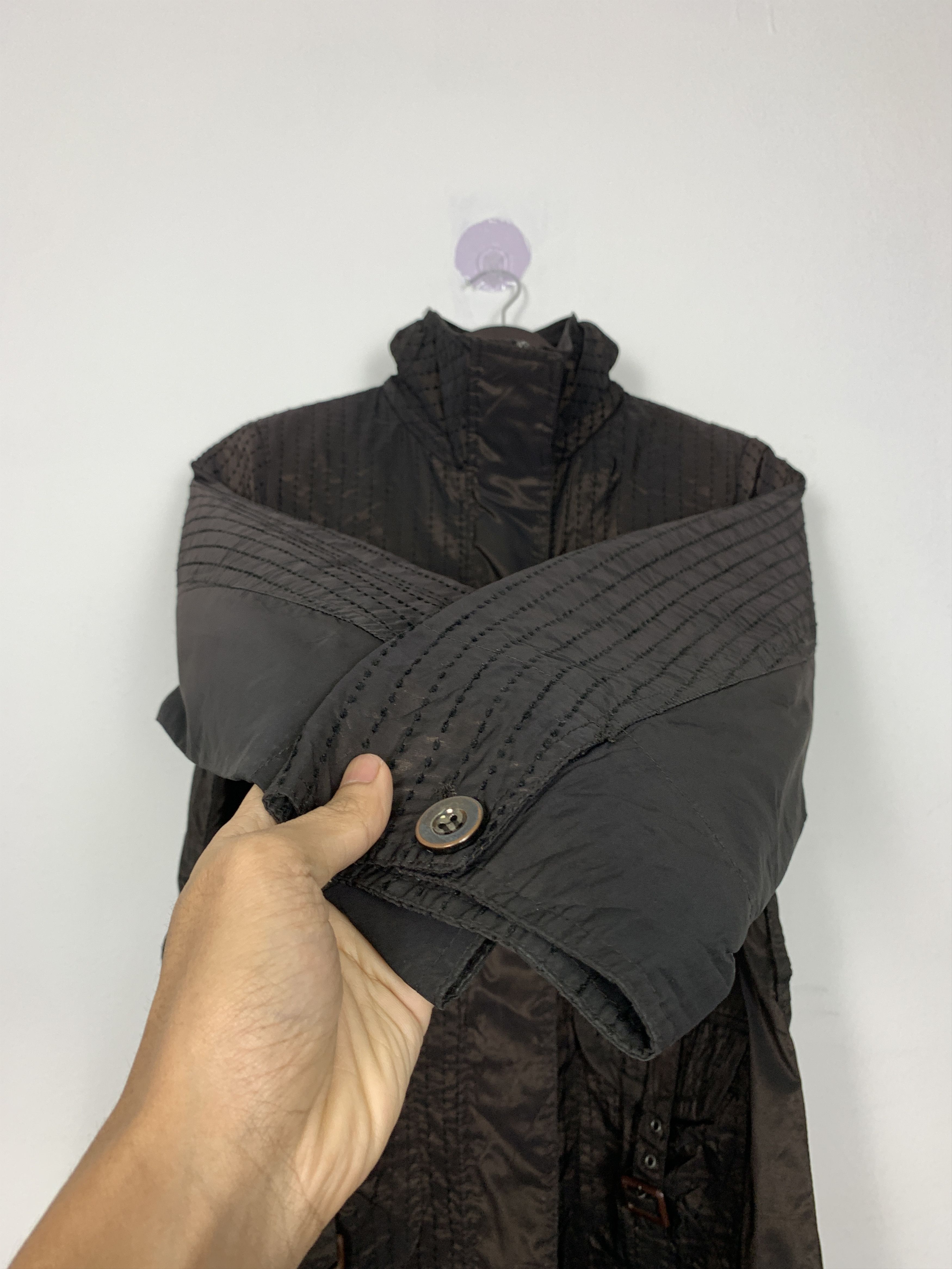 Japanese Brand Vintage Japanese Brand Zip Up Long jacket J1085 Size XS / US 0-2 / IT 36-38 - 5 Thumbnail