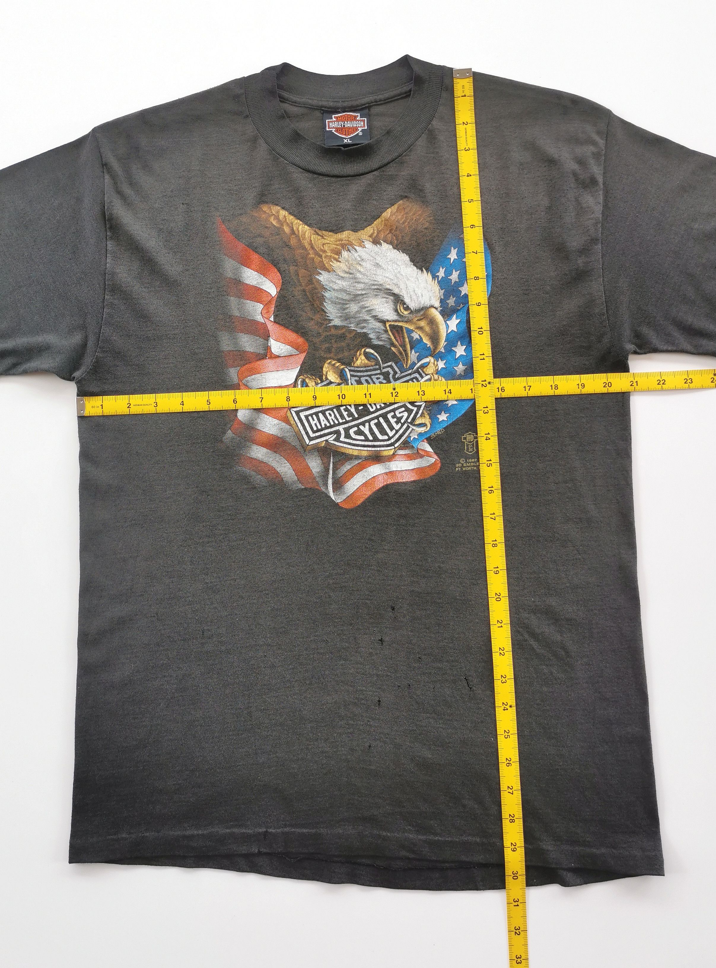 Harley Davidson Rare 80s Vintage Harley Davidson Tee Shirt 3D Size US L / EU 52-54 / 3 - 12 Thumbnail