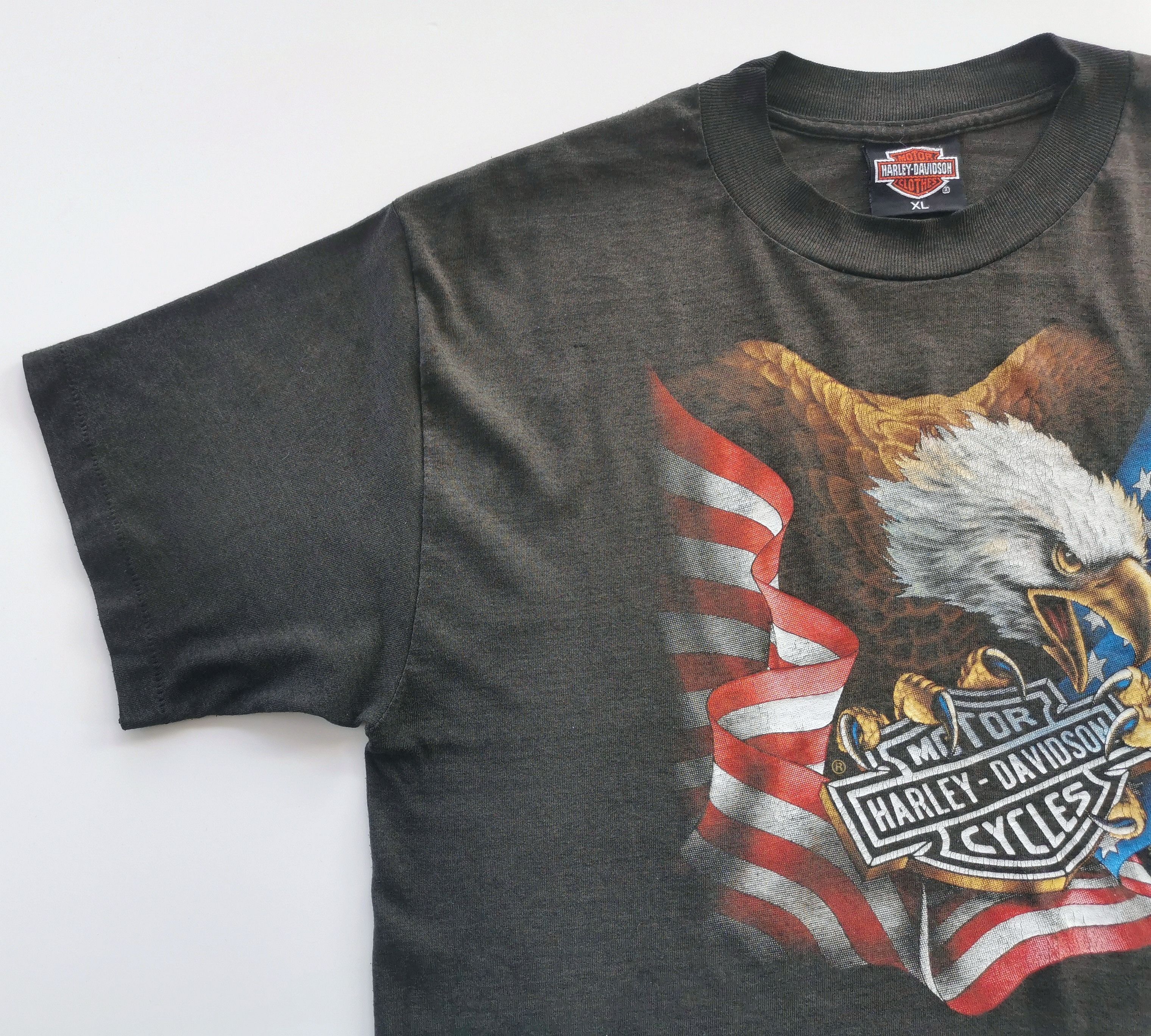 Harley Davidson Rare 80s Vintage Harley Davidson Tee Shirt 3D Size US L / EU 52-54 / 3 - 4 Thumbnail