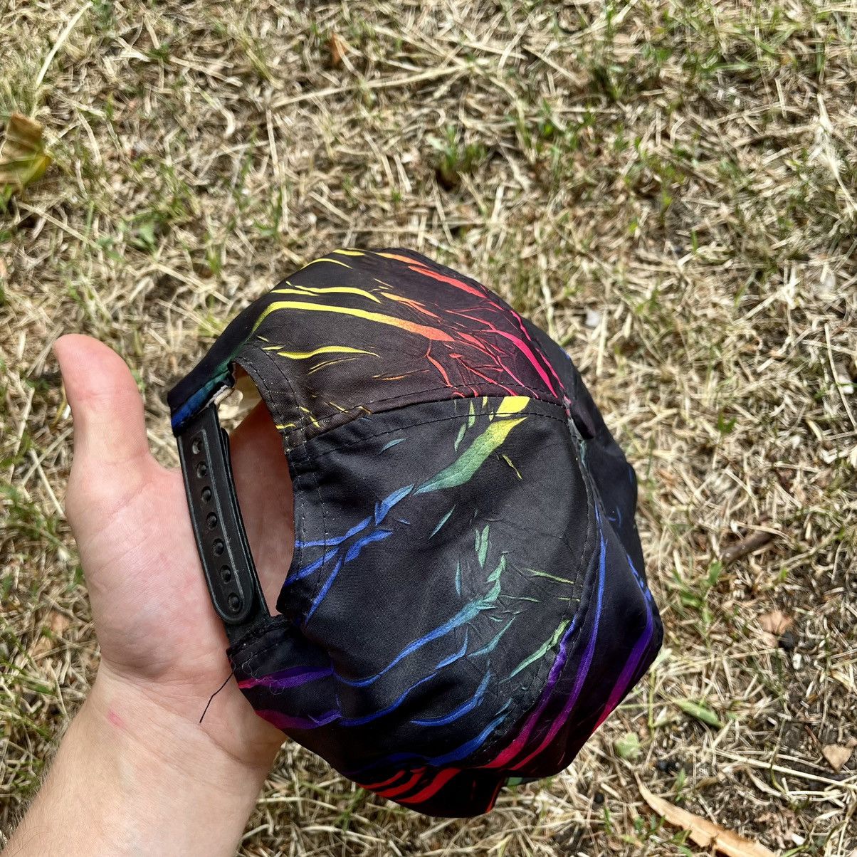 Vintage Vintage 90s Tie Dye Nylon Cap Hat Streetwear Opium Rave OS Size ONE SIZE - 4 Thumbnail
