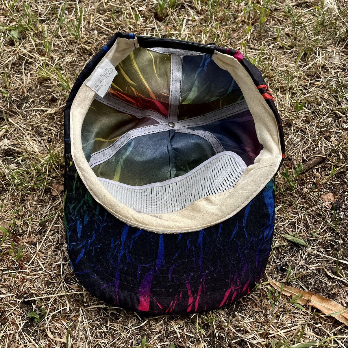 Vintage Vintage 90s Tie Dye Nylon Cap Hat Streetwear Opium Rave OS Size ONE SIZE - 5 Thumbnail