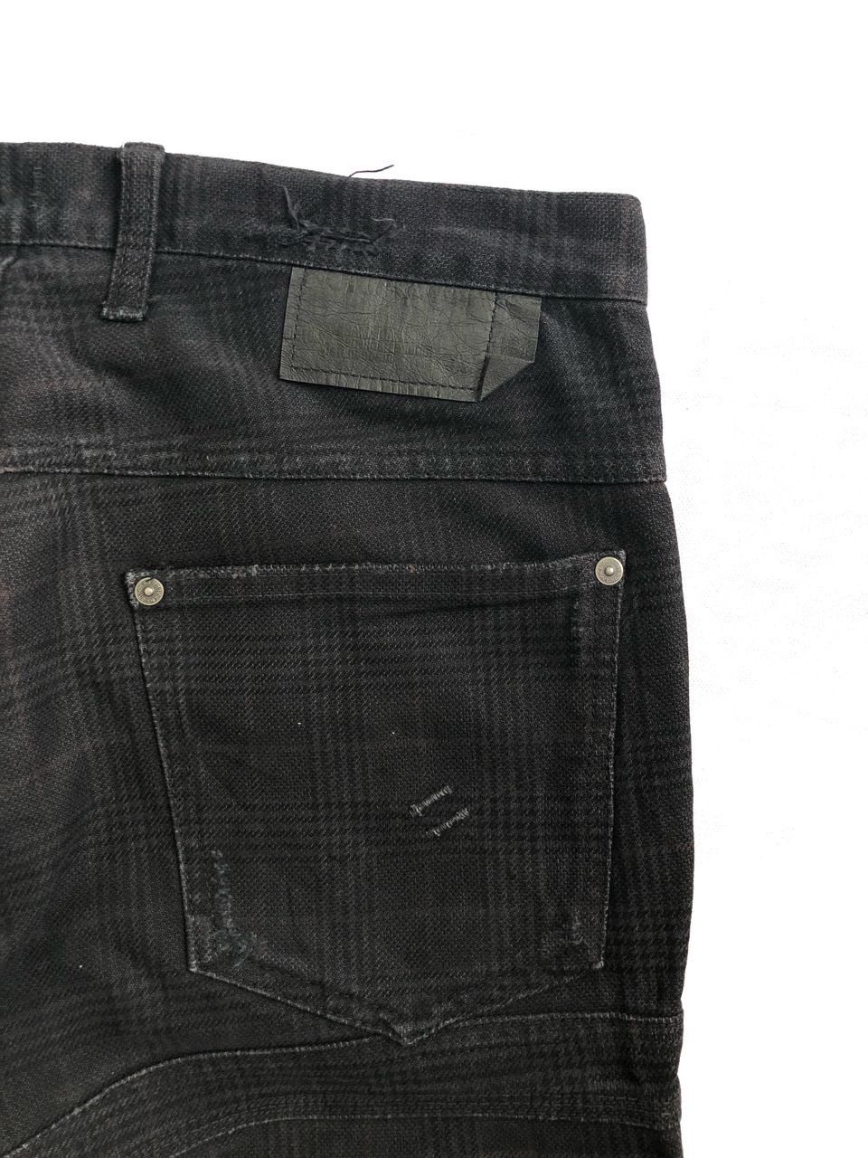 Neil Barrett 2000s Neil Barrett Black Plaid Hagi Jeans Size US 31 - 5 Thumbnail