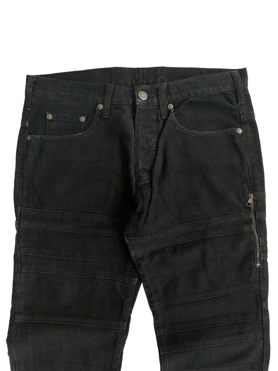 Neil Barrett 2000s Neil Barrett Black Plaid Hagi Jeans Size US 31 - 3 Thumbnail