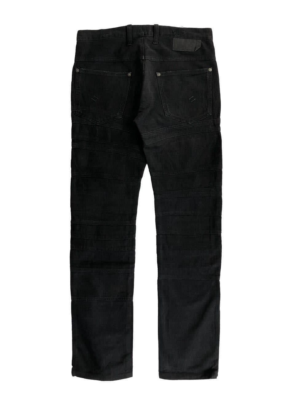 Neil Barrett 2000s Neil Barrett Black Plaid Hagi Jeans Size US 31 - 2 Thumbnail