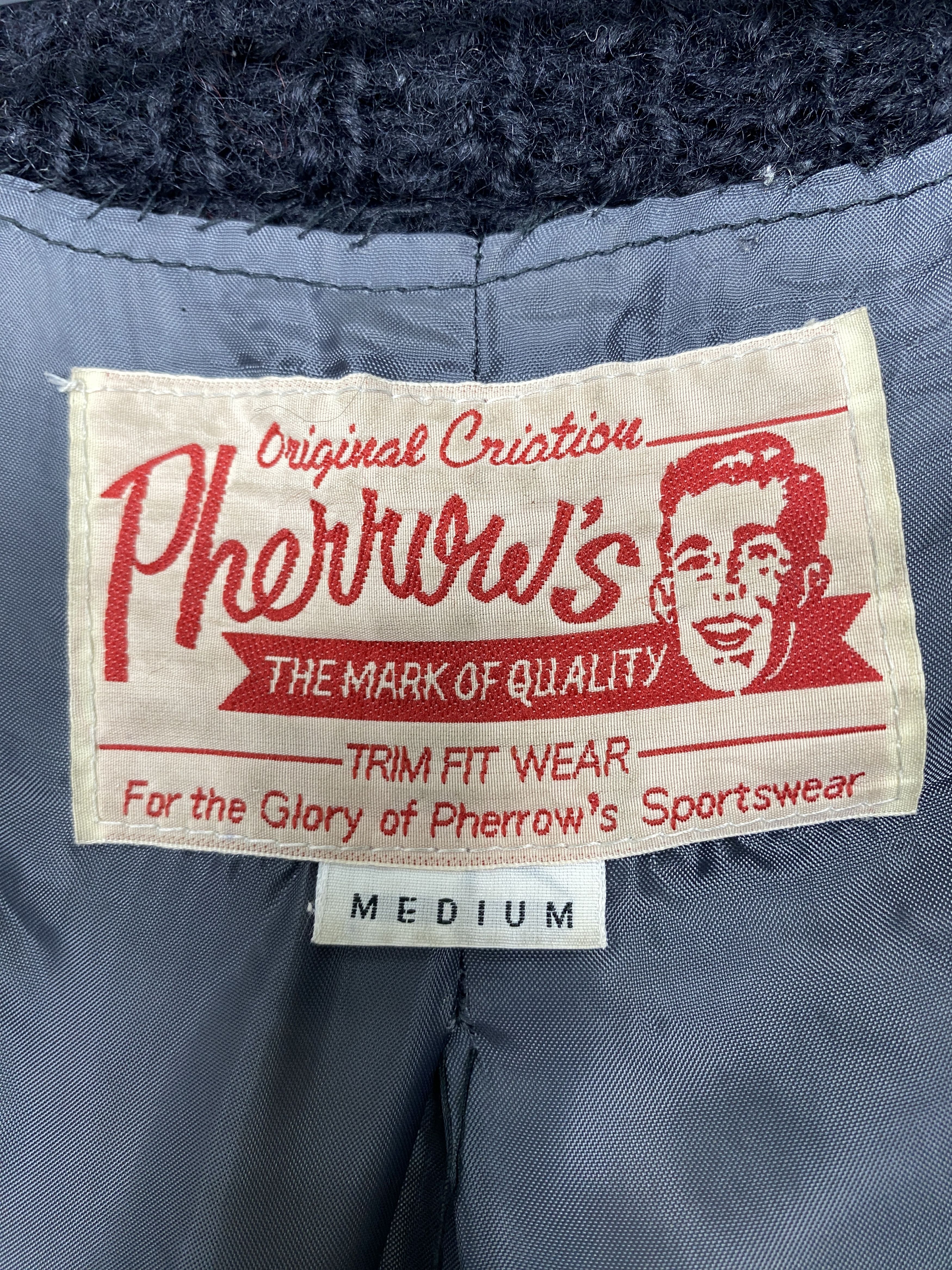 Pherrow's Vintage Pherrows Knitwear Zip Up Jacket J1549 Size US M / EU 48-50 / 2 - 12 Thumbnail