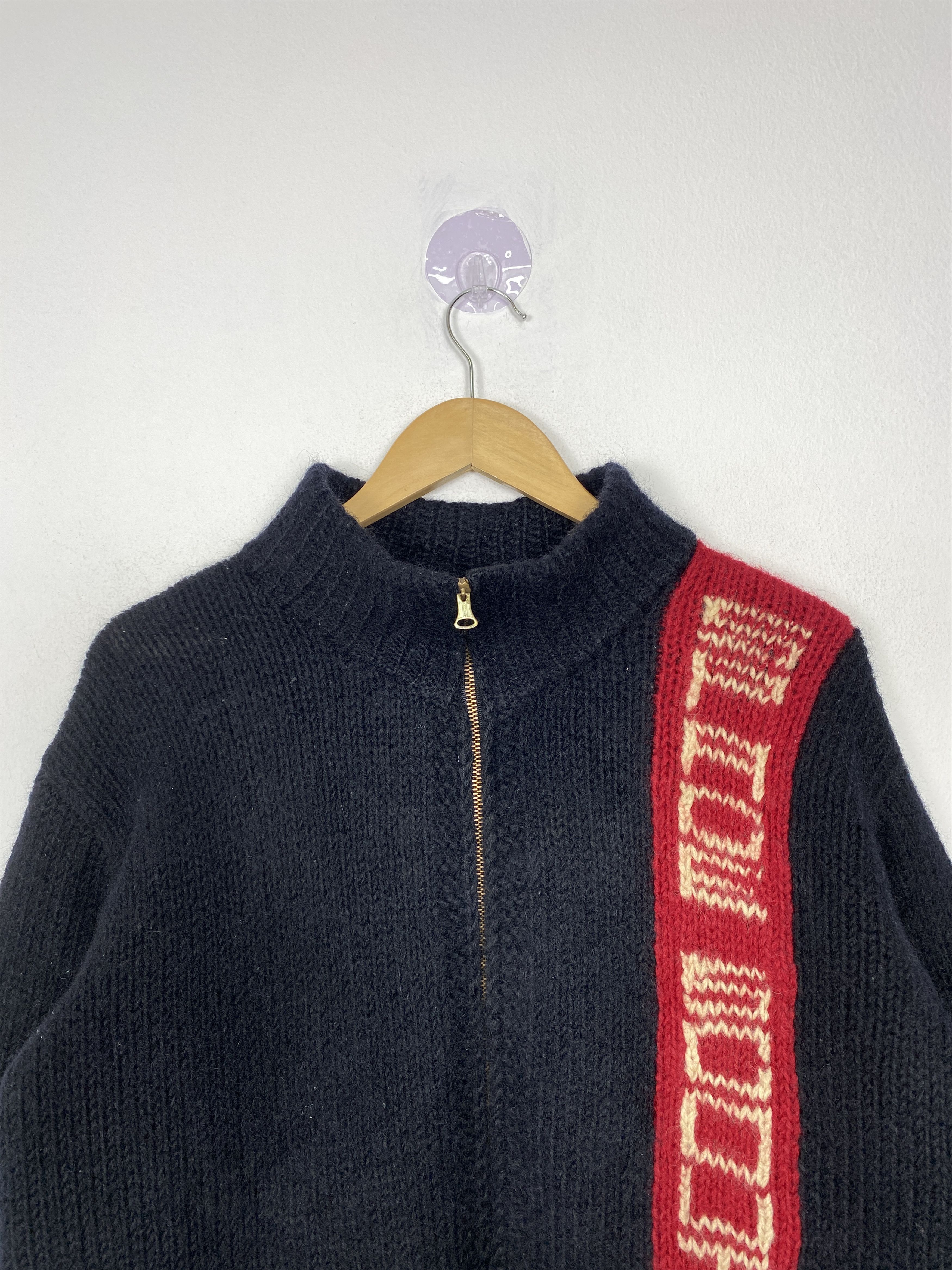 Pherrow's Vintage Pherrows Knitwear Zip Up Jacket J1549 Size US M / EU 48-50 / 2 - 2 Thumbnail