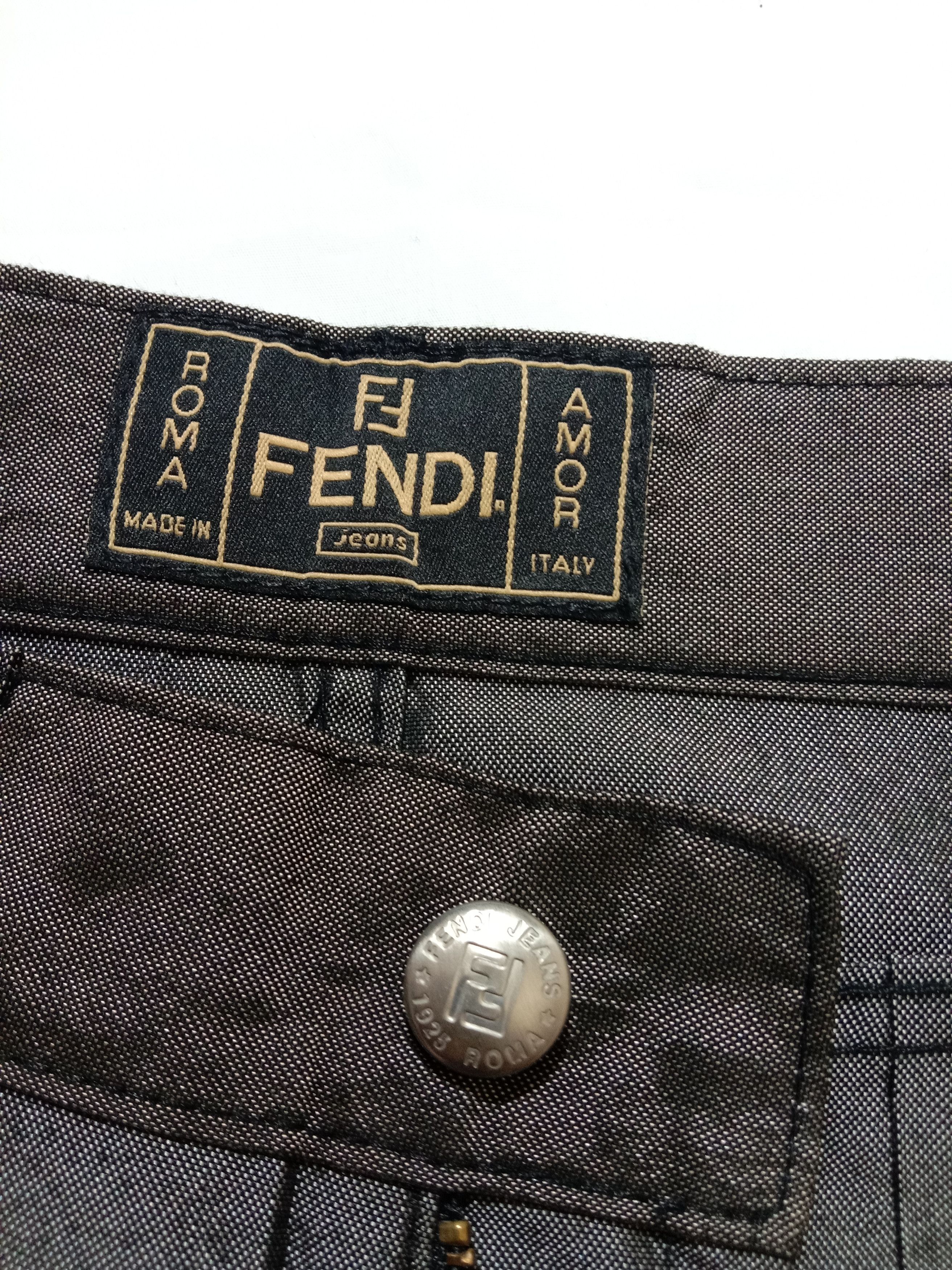 Fendi Fendi Glitter Gray Color Made In Italy Fits 26 27 Size 26" / US 2 / IT 38 - 3 Thumbnail
