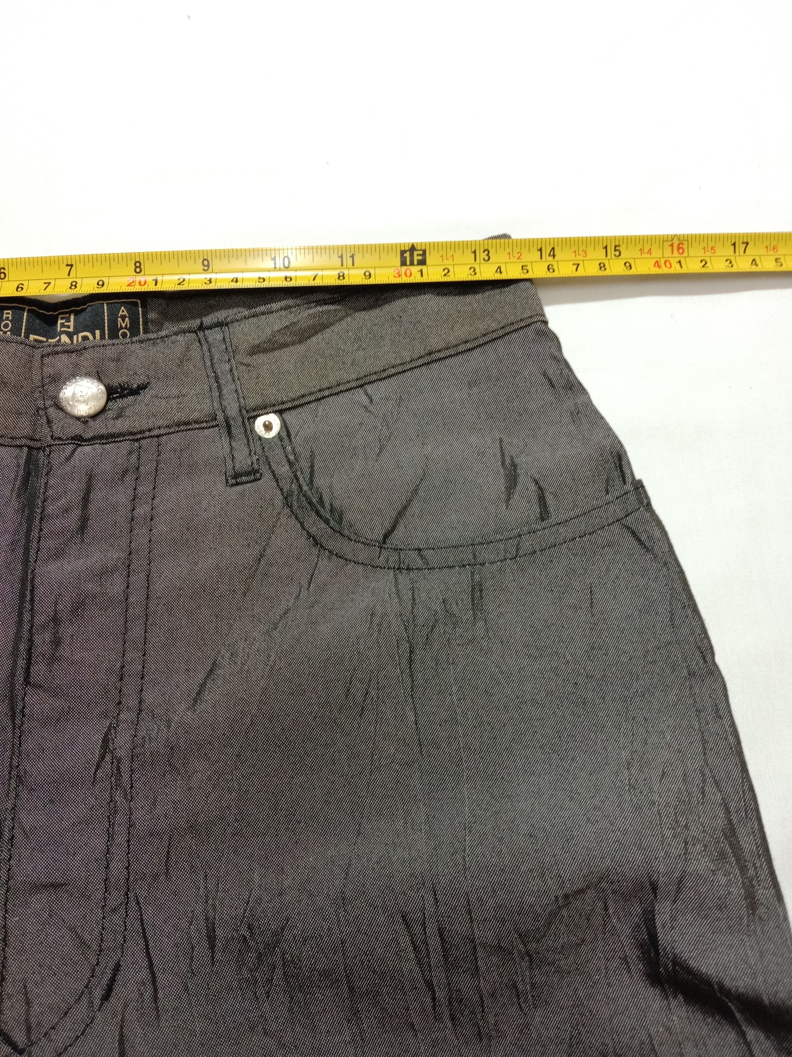 Fendi Fendi Glitter Gray Color Made In Italy Fits 26 27 Size 26" / US 2 / IT 38 - 8 Thumbnail