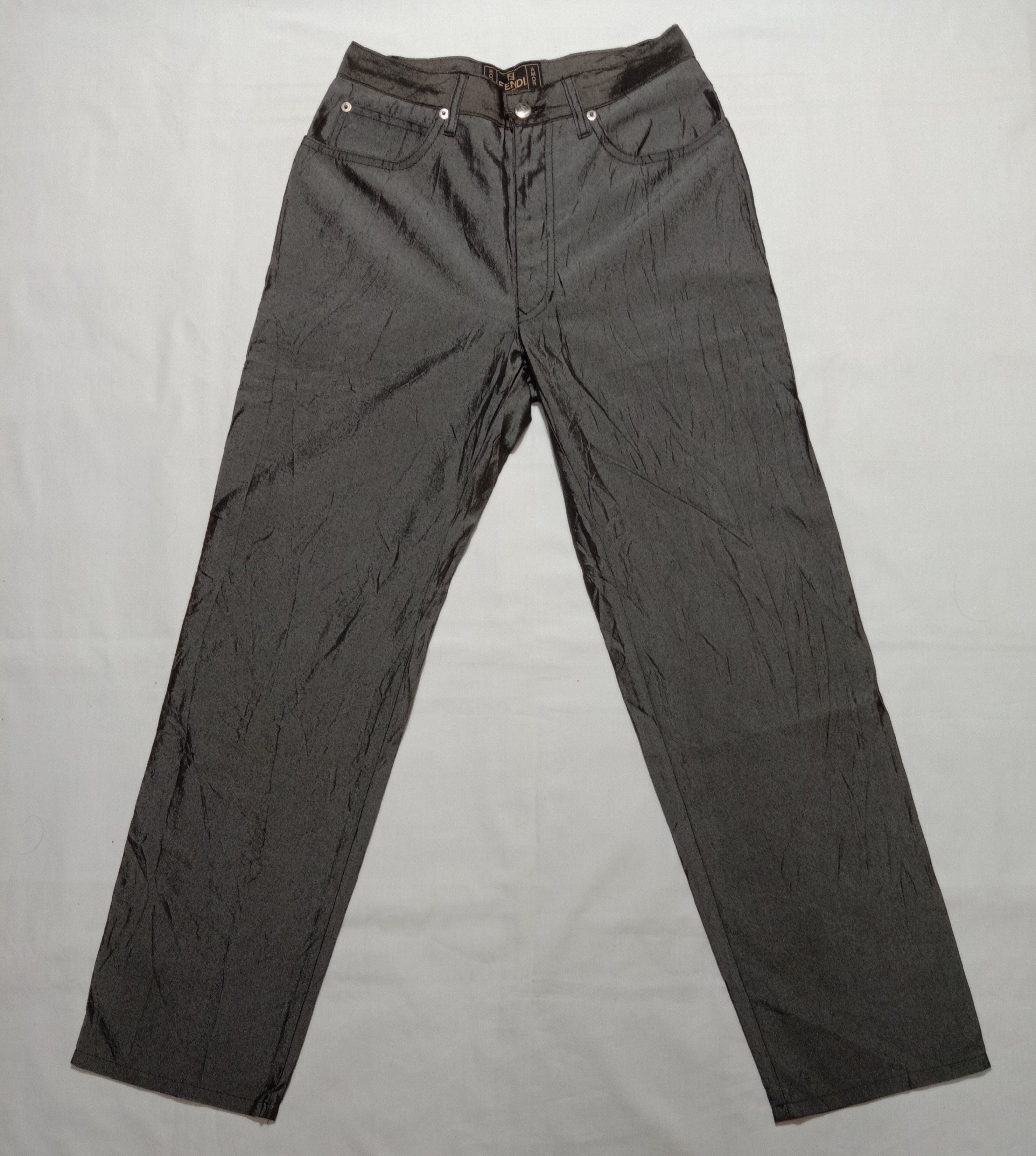 Fendi Fendi Glitter Gray Color Made In Italy Fits 26 27 Size 26" / US 2 / IT 38 - 1 Thumbnail