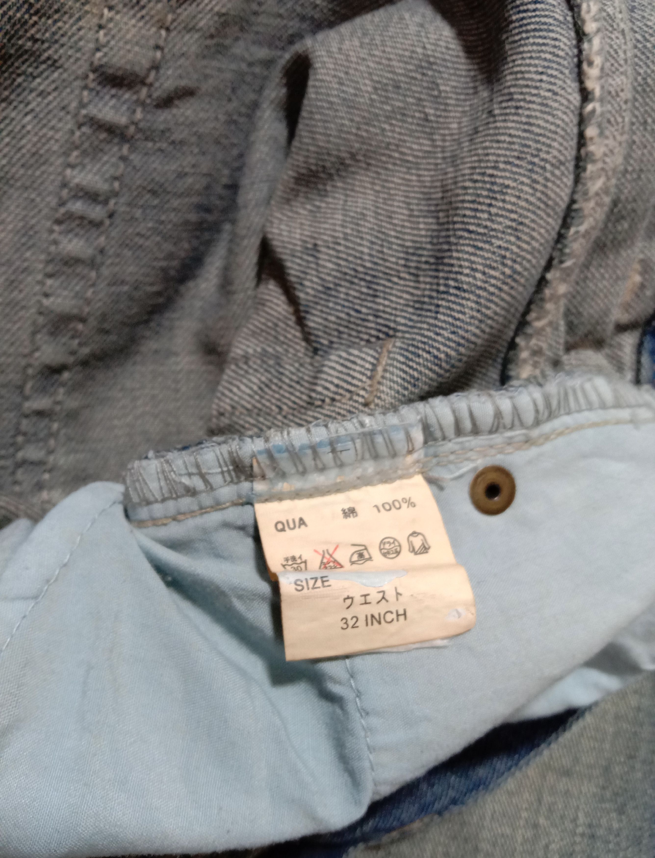 RBRSL Vintage Oxs Rubber Soul Distressed Denim Jeans Size US 32 / EU 48 - 9 Thumbnail