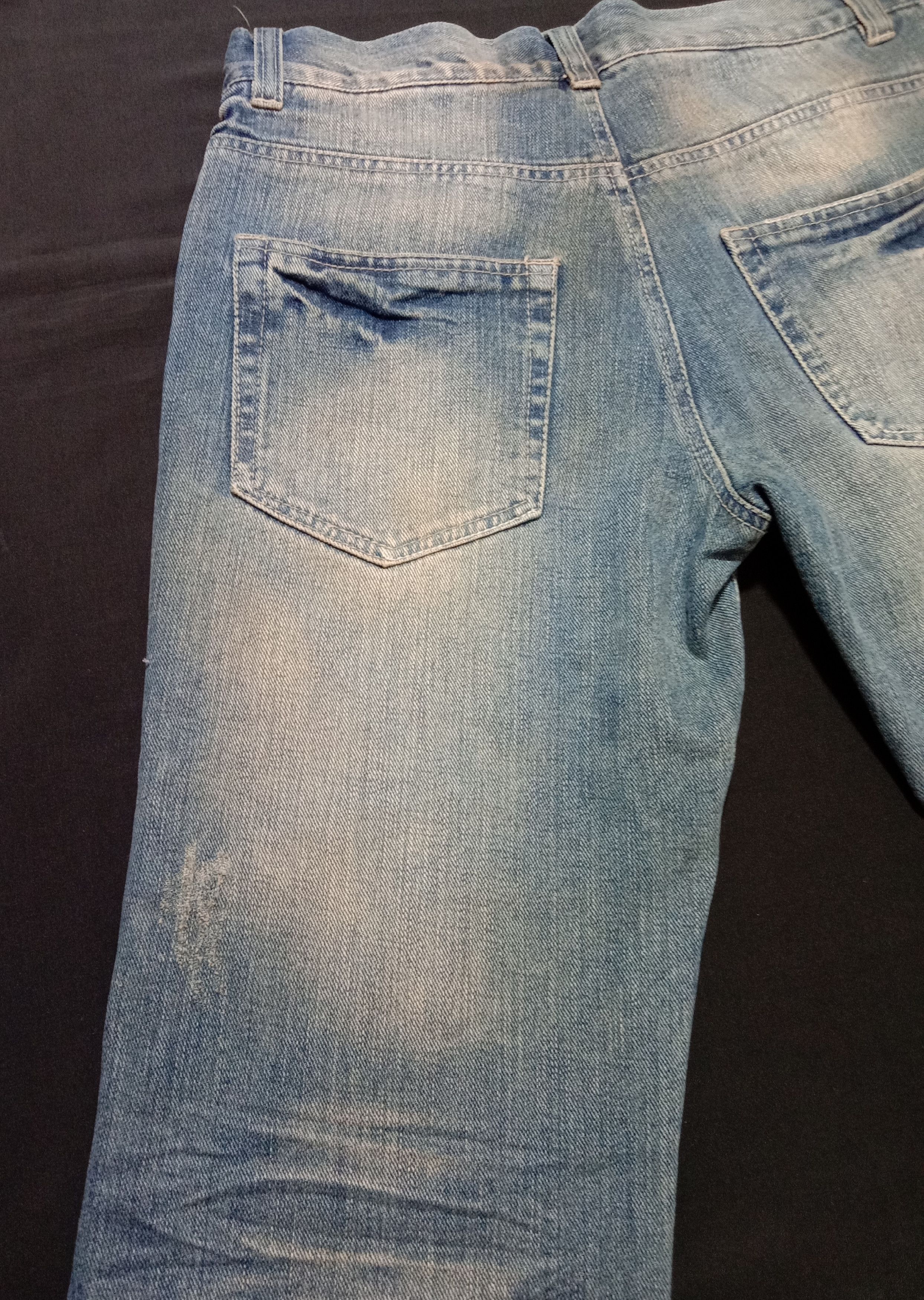RBRSL Vintage Oxs Rubber Soul Distressed Denim Jeans Size US 32 / EU 48 - 4 Thumbnail