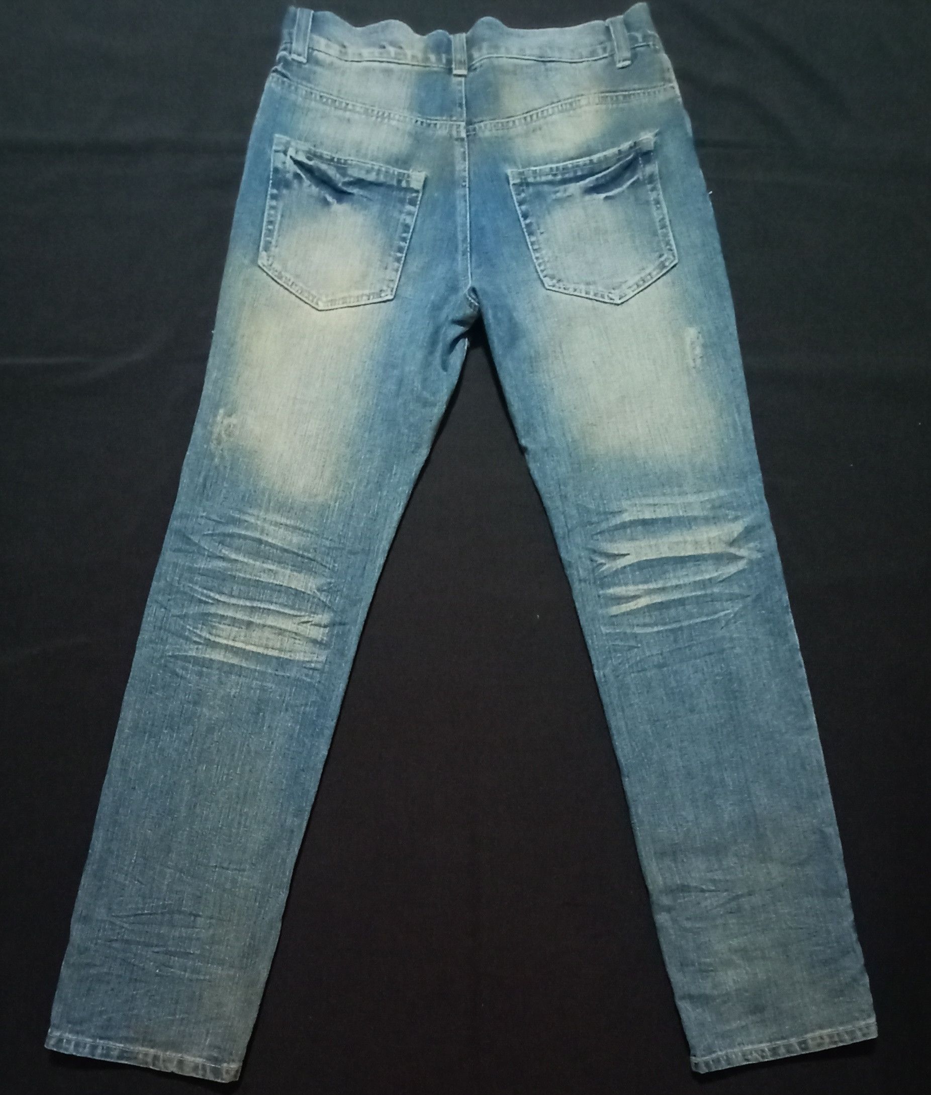 RBRSL Vintage Oxs Rubber Soul Distressed Denim Jeans Size US 32 / EU 48 - 10 Thumbnail
