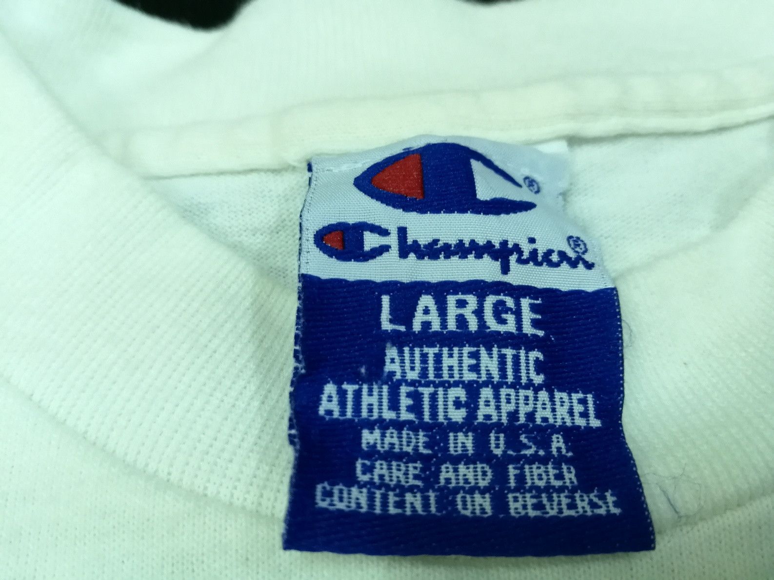 Champion Vintage 90s USA Champion Big Logo Tee Athletics Size US L / EU 52-54 / 3 - 6 Thumbnail