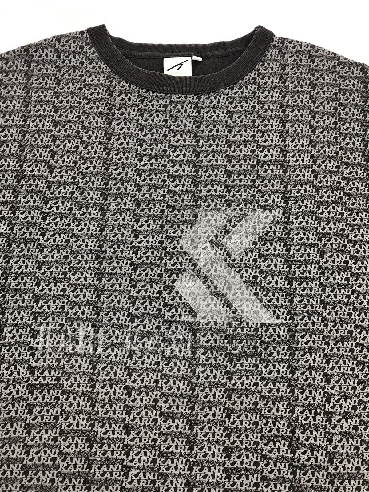 Japanese Brand Karl Kani Jeans All Over Printed Tee Big Size Size US XL / EU 56 / 4 - 3 Thumbnail