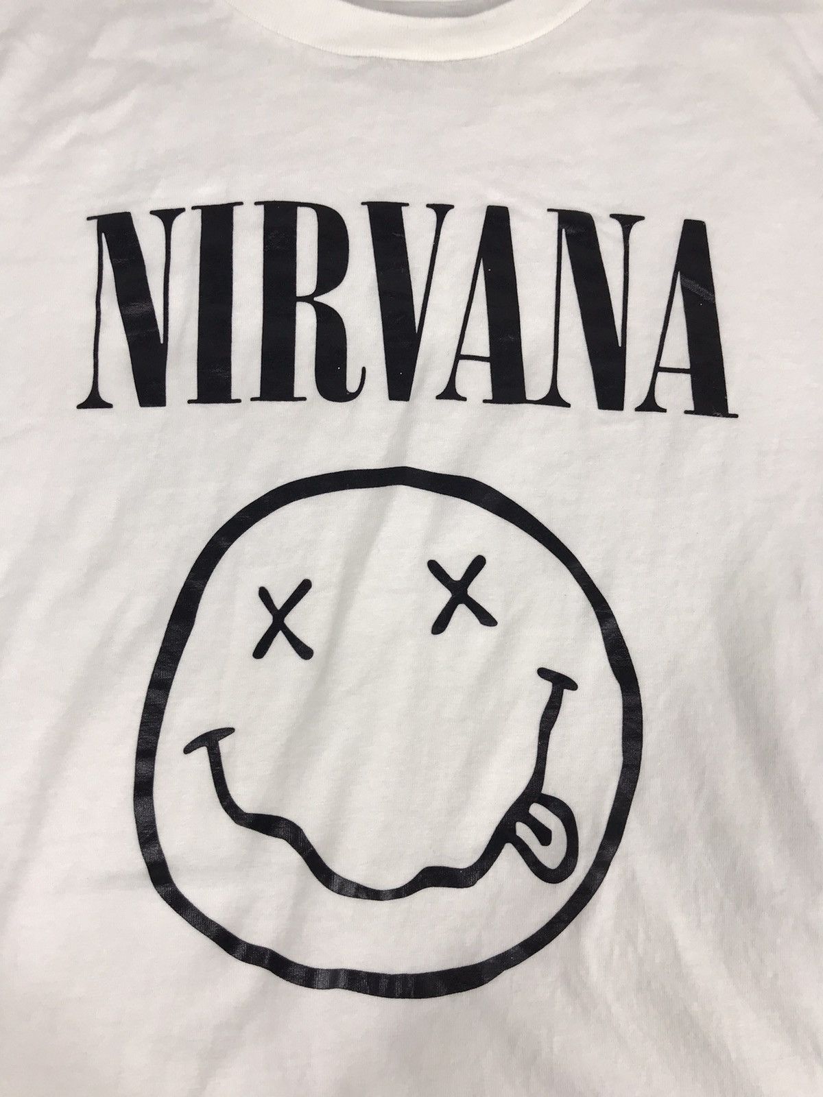 Nirvana Nirvana Kurt Cobain Smiley Face Rock Grunge Tee Size S / US 4 / IT 40 - 4 Thumbnail