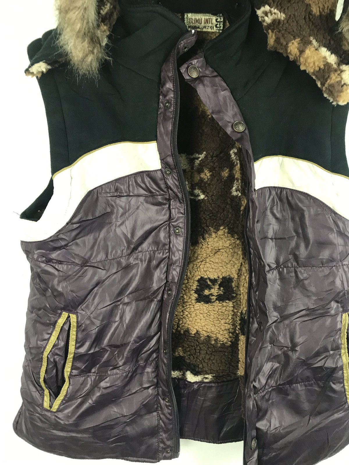 Japanese Brand Gumu International Wear Vest Winter Jacket Puffer Padded Size M / US 6-8 / IT 42-44 - 10 Thumbnail