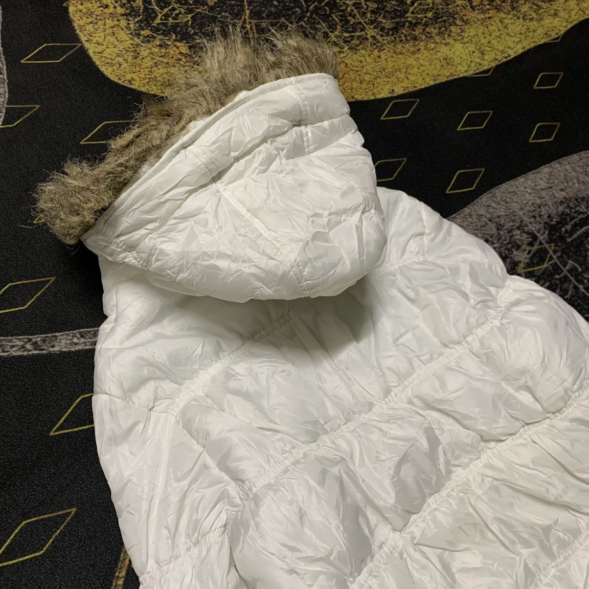 If Six Was Nine ✨Y2k Colza Strechy Down Jacket Detachable Fur Hoodie Size M / US 6-8 / IT 42-44 - 10 Thumbnail