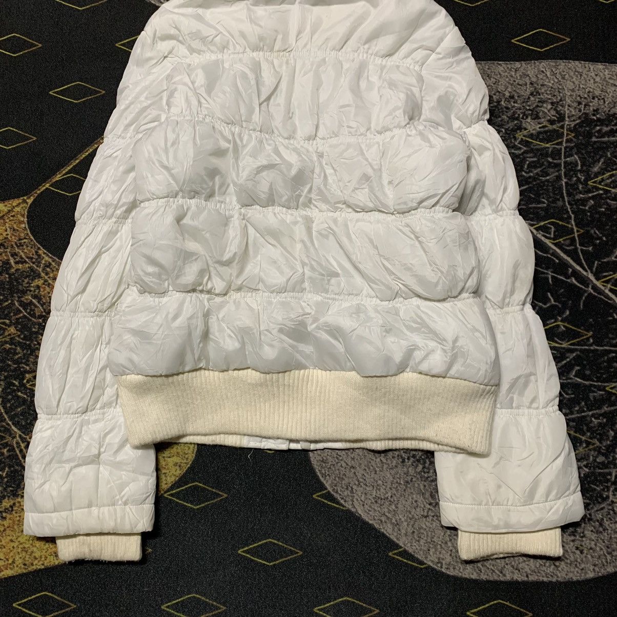 If Six Was Nine ✨Y2k Colza Strechy Down Jacket Detachable Fur Hoodie Size M / US 6-8 / IT 42-44 - 11 Thumbnail