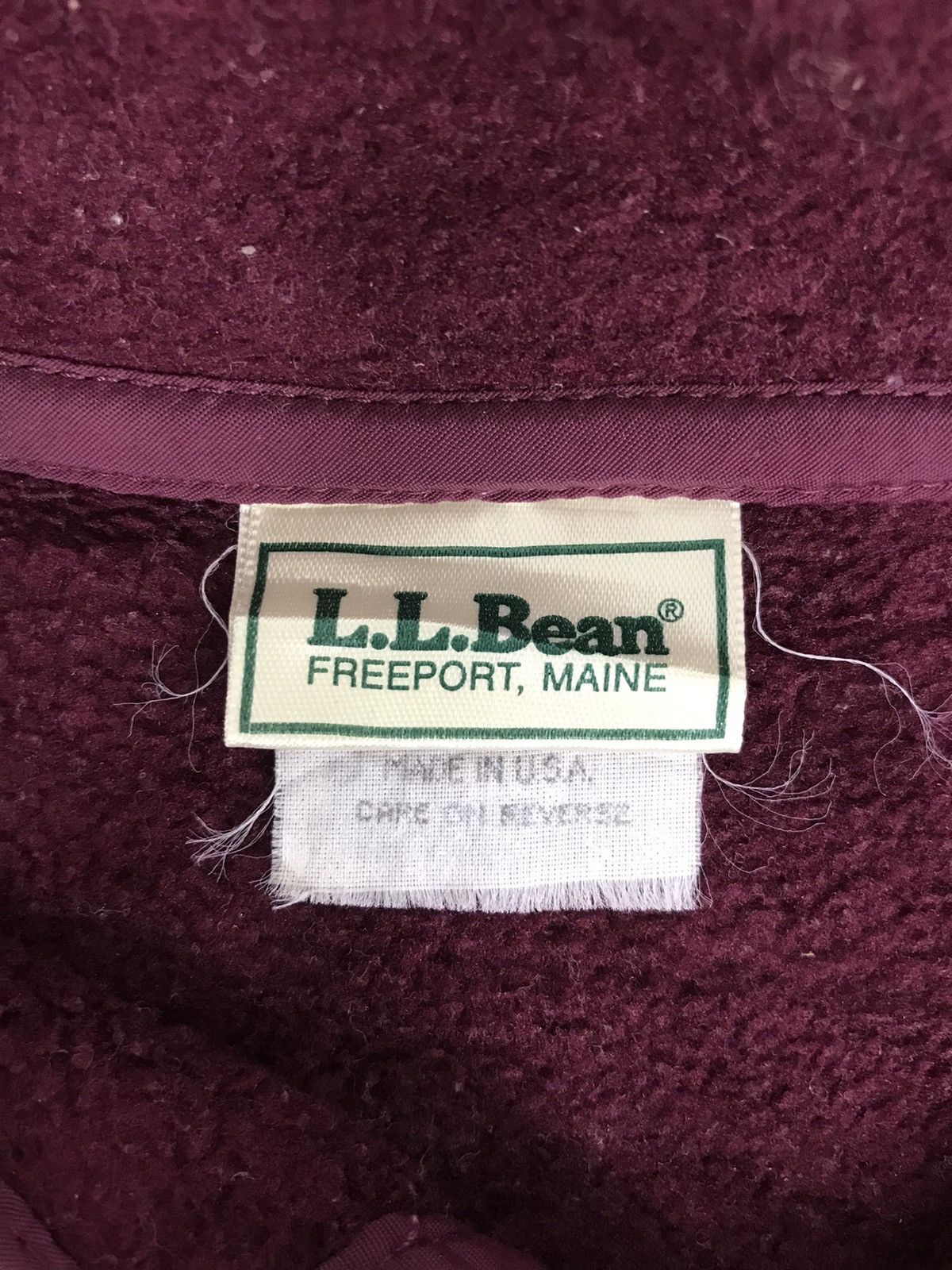 L.L. Bean Vintage 90s L.L Beans USA Freeport Maine Fleece Jacket Size US L / EU 52-54 / 3 - 2 Thumbnail