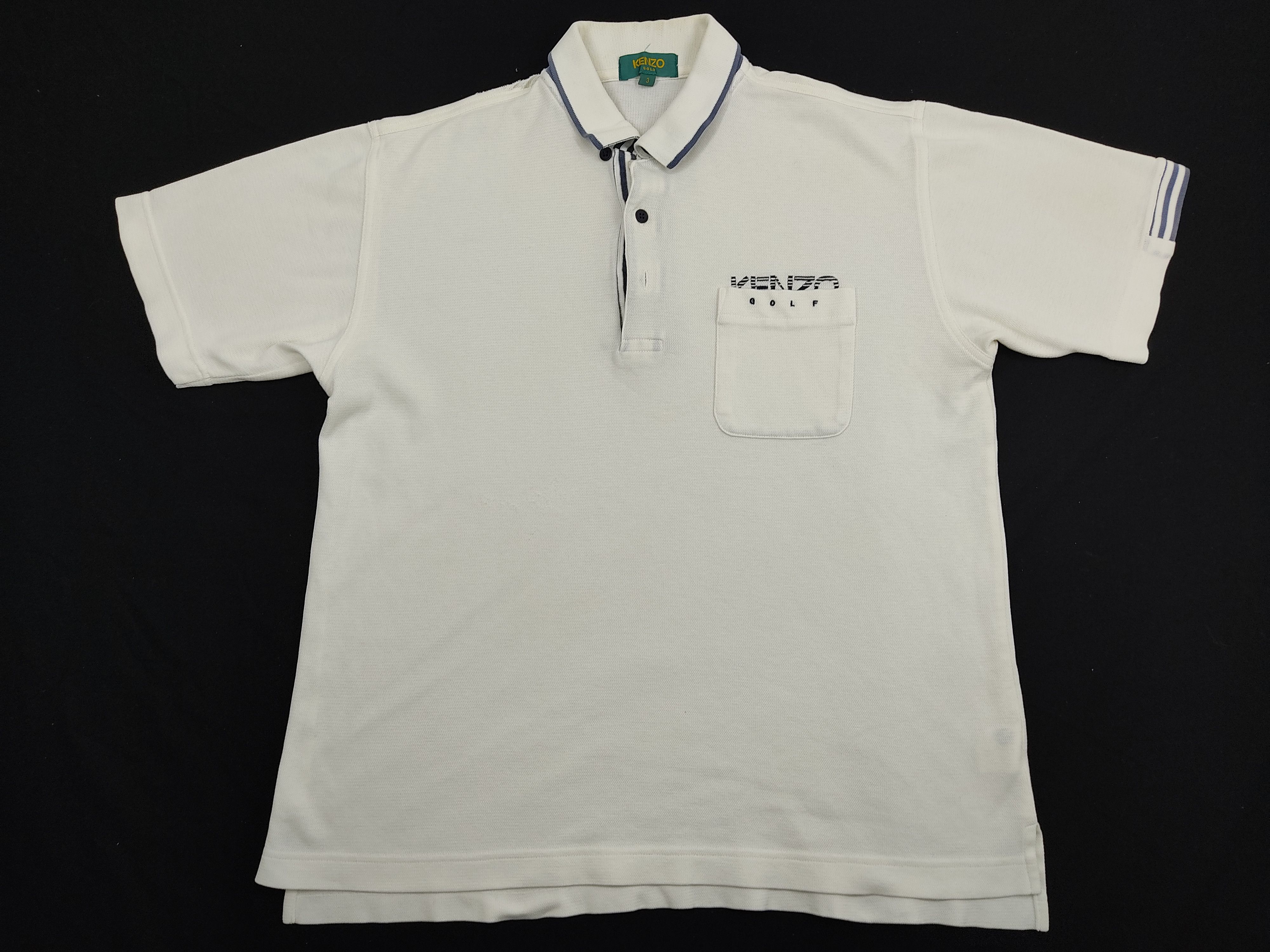 Designer Kenzo Golf Polo Pocket Casual Tee Size M/L Size US M / EU 48-50 / 2 - 1 Thumbnail