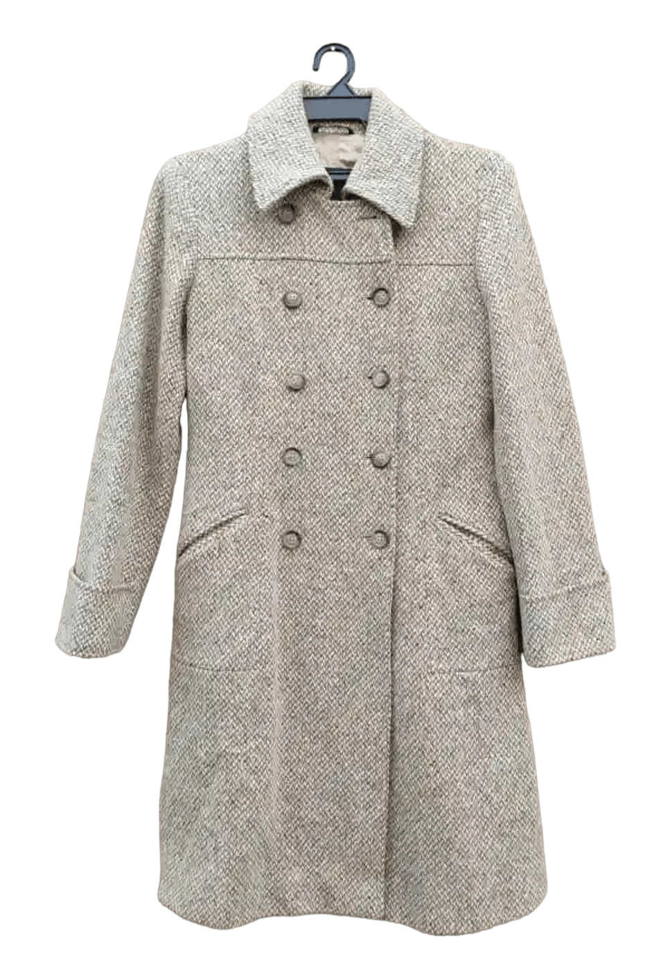 image of Cashmere Wool x Max Mara Long Jacket in Beige, Women's (Size XS)