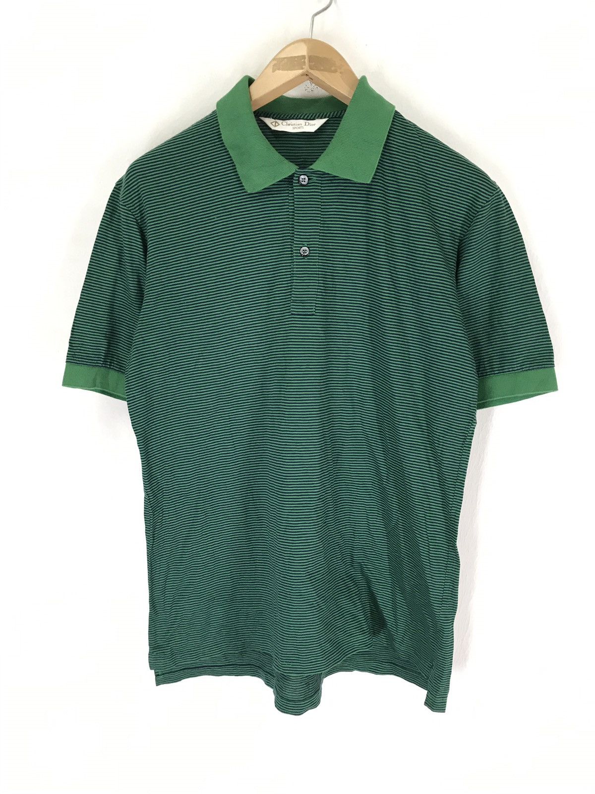 Christian Dior Monsieur Vintage Christian Dior Stripe Classic Polo Tshirt Size US L / EU 52-54 / 3 - 2 Thumbnail
