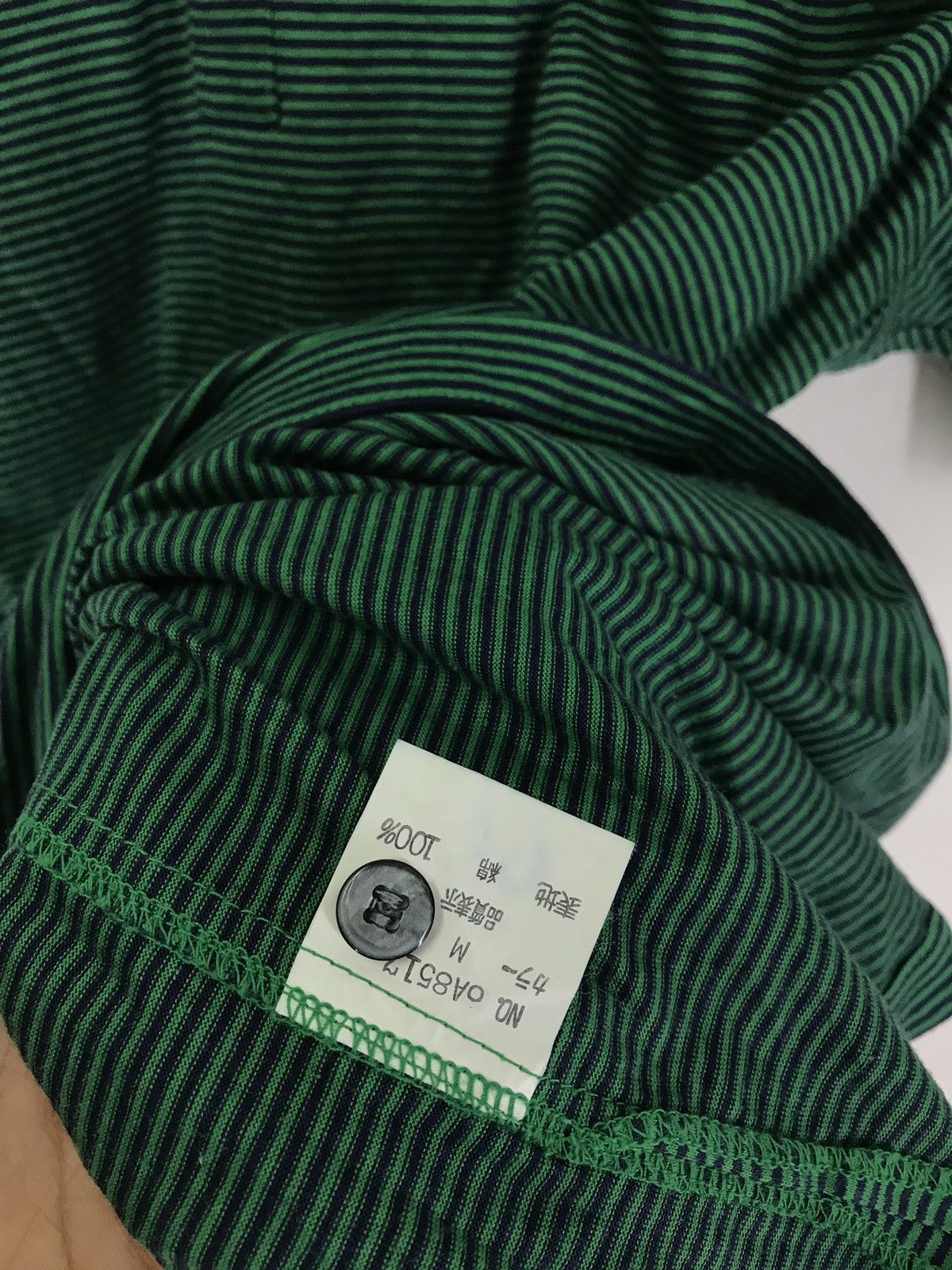 Christian Dior Monsieur Vintage Christian Dior Stripe Classic Polo Tshirt Size US L / EU 52-54 / 3 - 5 Thumbnail