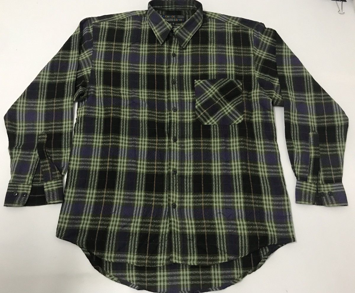 Esprit Vintage Monade Esprit Flannel Plaid Checked Classic Tartan Size US L / EU 52-54 / 3 - 1 Thumbnail