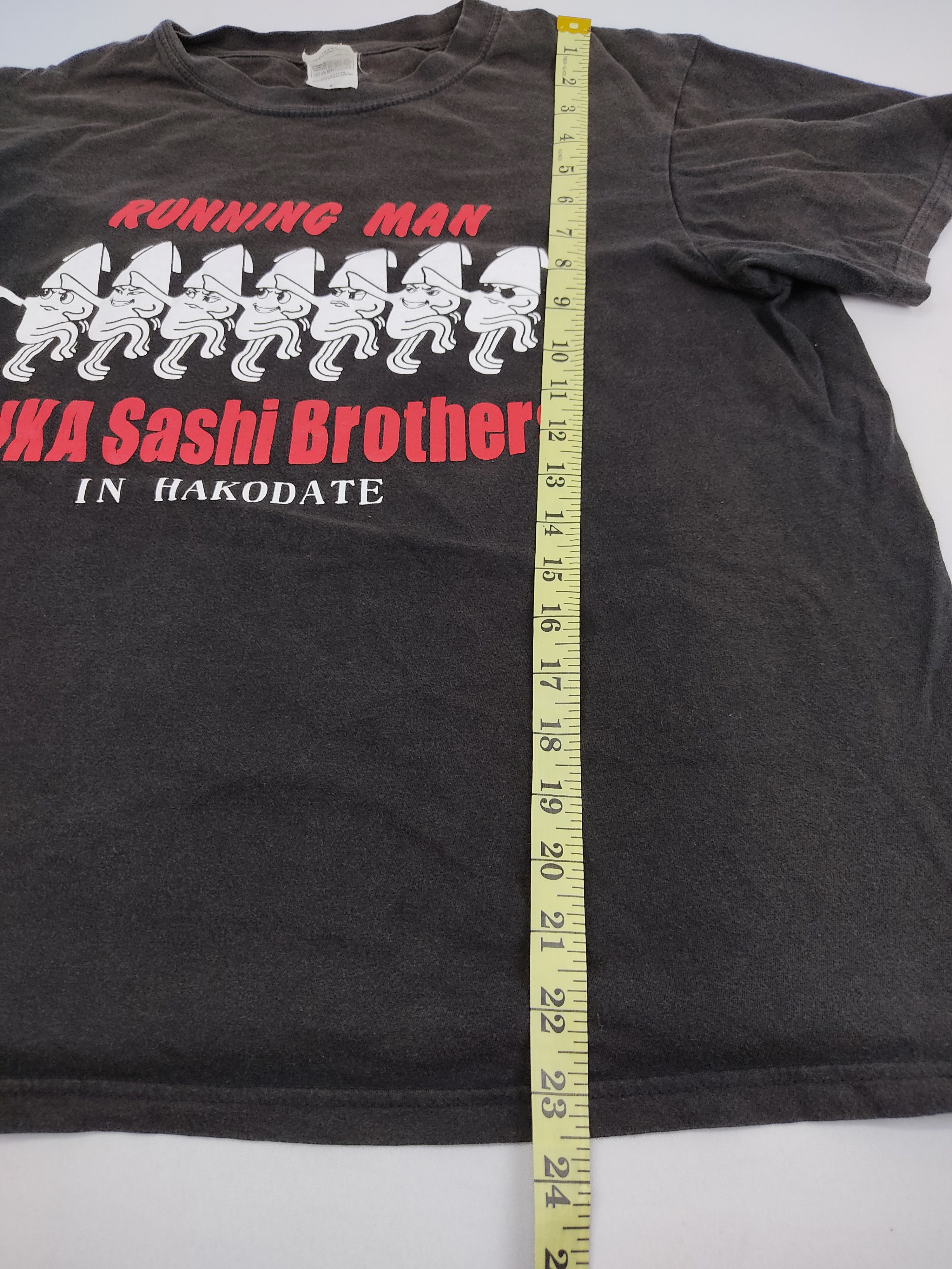Japanese Brand Running Man IKA Sashi Brothers Team in Hakodate Tee Funny Size L / US 10 / IT 46 - 6 Thumbnail
