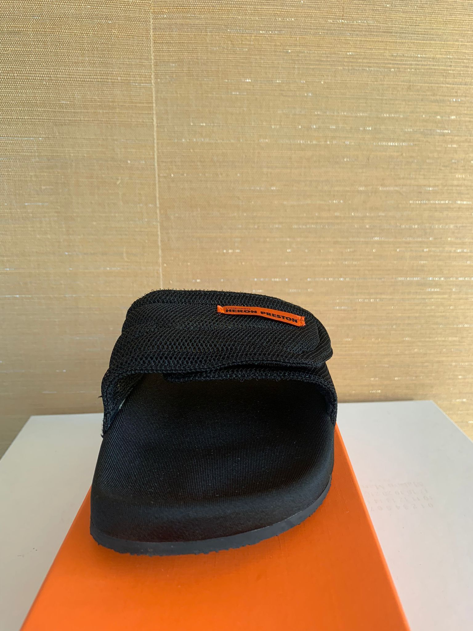 Heron Preston HP Slider Mesh Velcro Top in Black Size US 8 / EU 41 - 9 Thumbnail