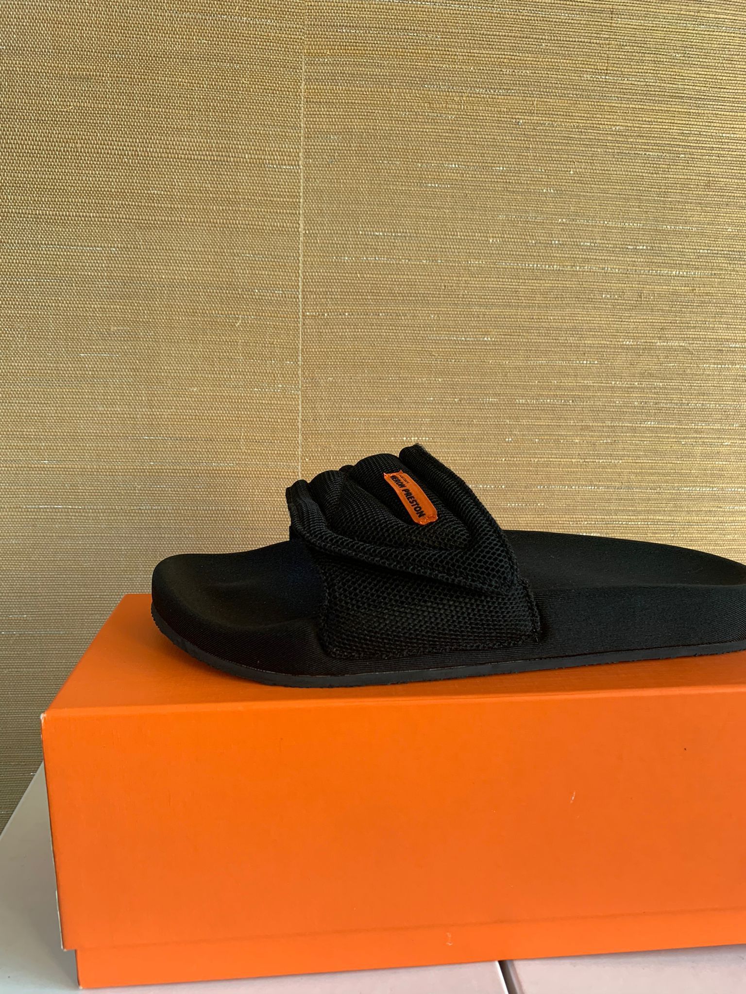 Heron Preston HP Slider Mesh Velcro Top in Black Size US 8 / EU 41 - 3 Thumbnail