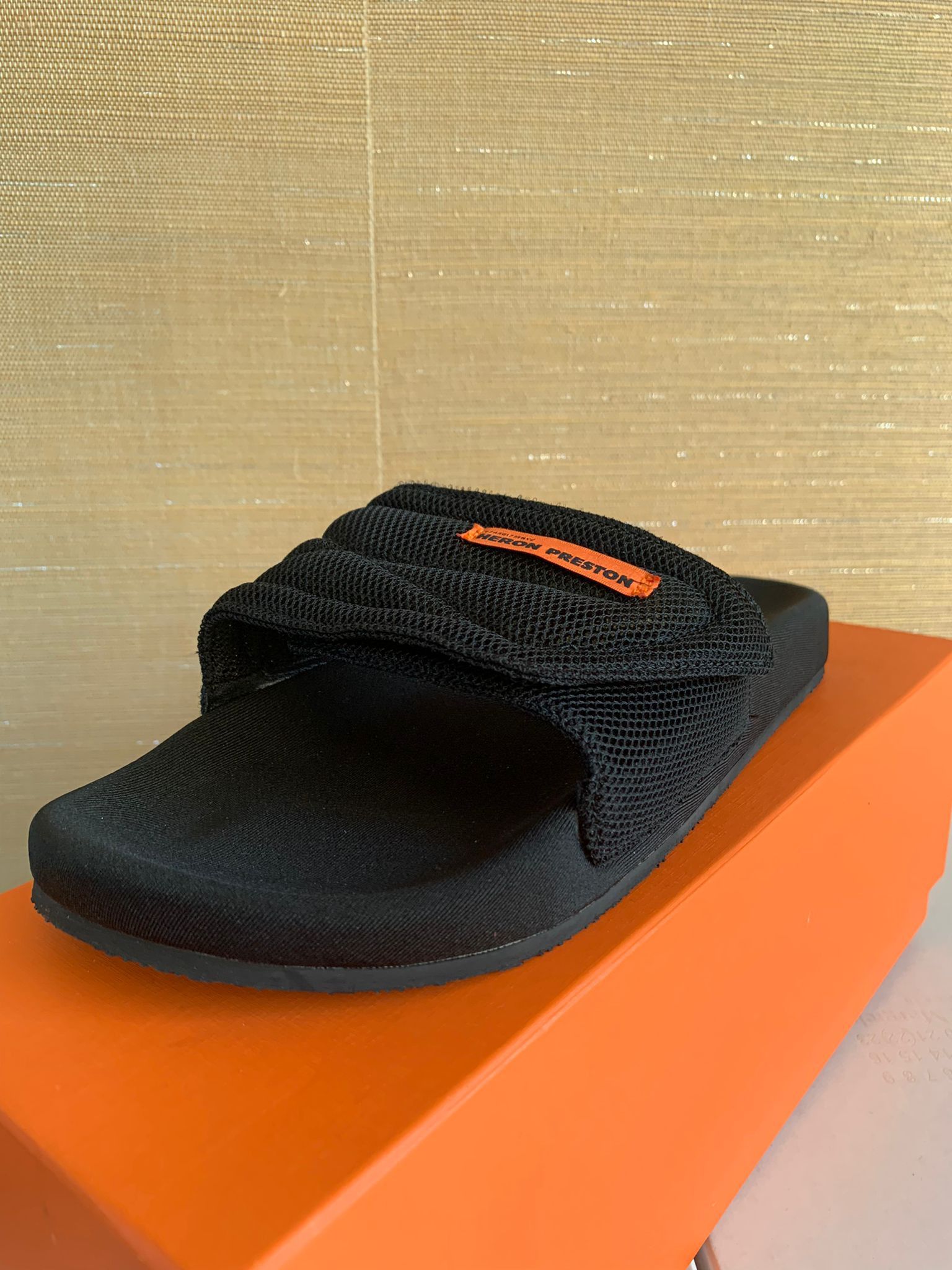 Heron Preston HP Slider Mesh Velcro Top in Black Size US 8 / EU 41 - 4 Thumbnail