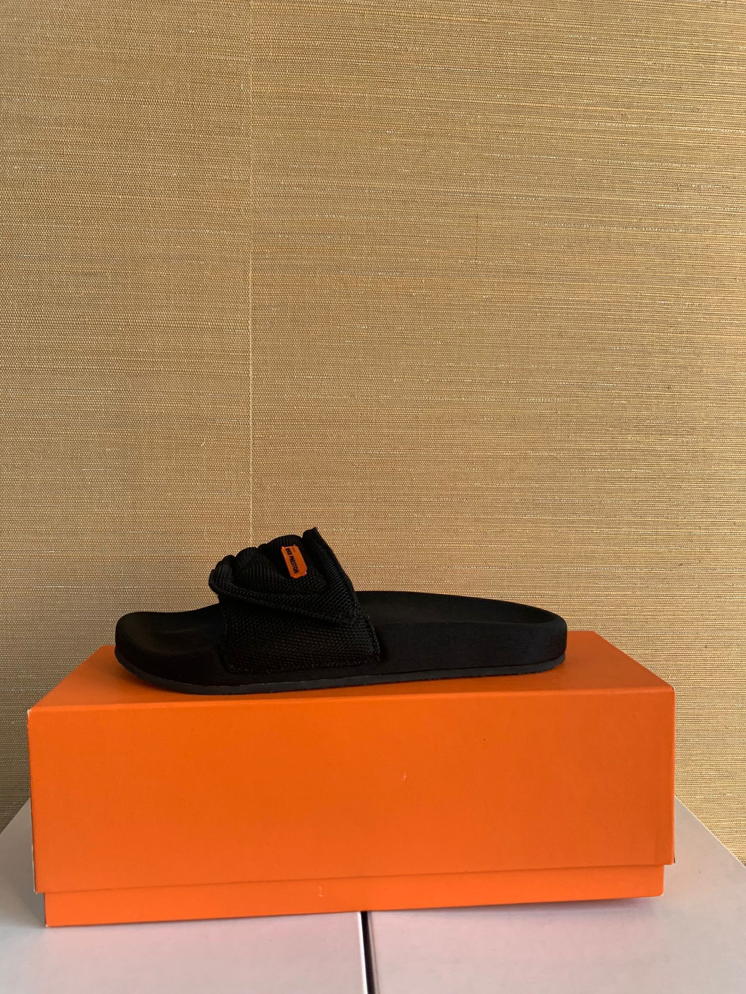 Heron Preston HP Slider Mesh Velcro Top in Black Size US 8 / EU 41 - 1 Thumbnail