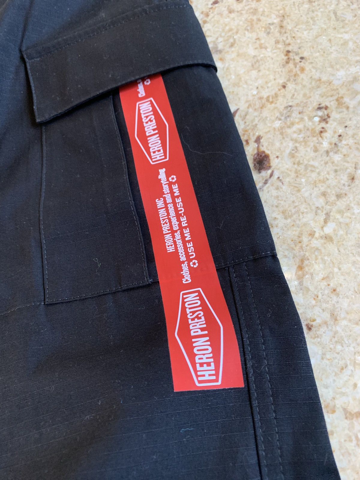 Heron Preston Cargo Trousers Logo In Pink Size US 28 / EU 44 - 12 Thumbnail