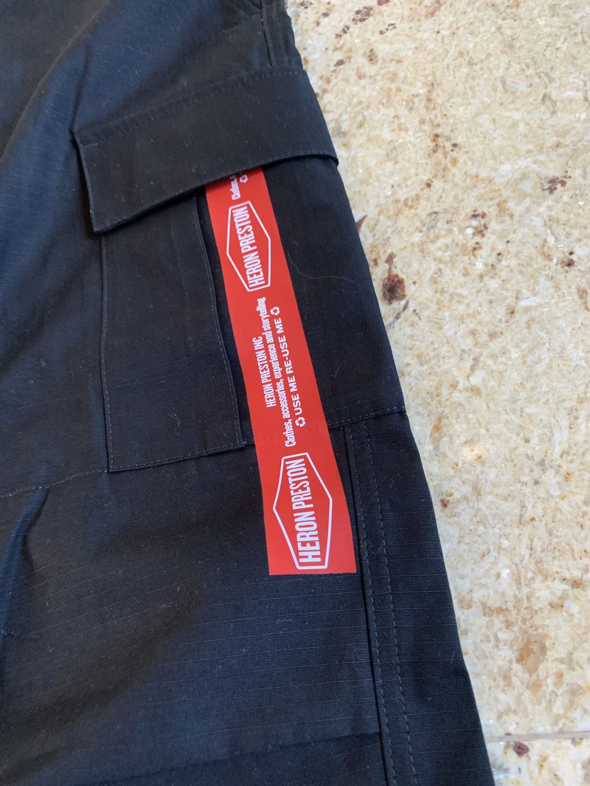 Heron Preston Cargo Trousers Logo In Pink Size US 28 / EU 44 - 11 Thumbnail