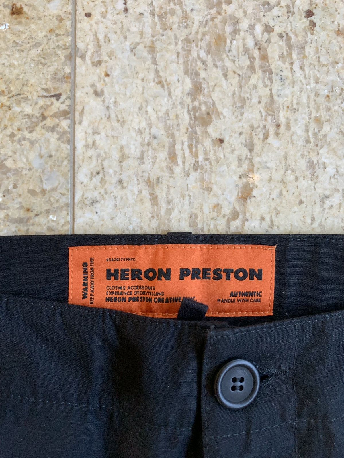 Heron Preston Cargo Trousers Logo In Pink Size US 28 / EU 44 - 15 Thumbnail