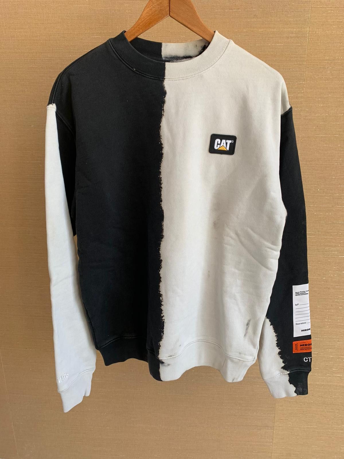 Pre-owned Heron Preston “cat” Logo Embroidered Sweater In Multicolor