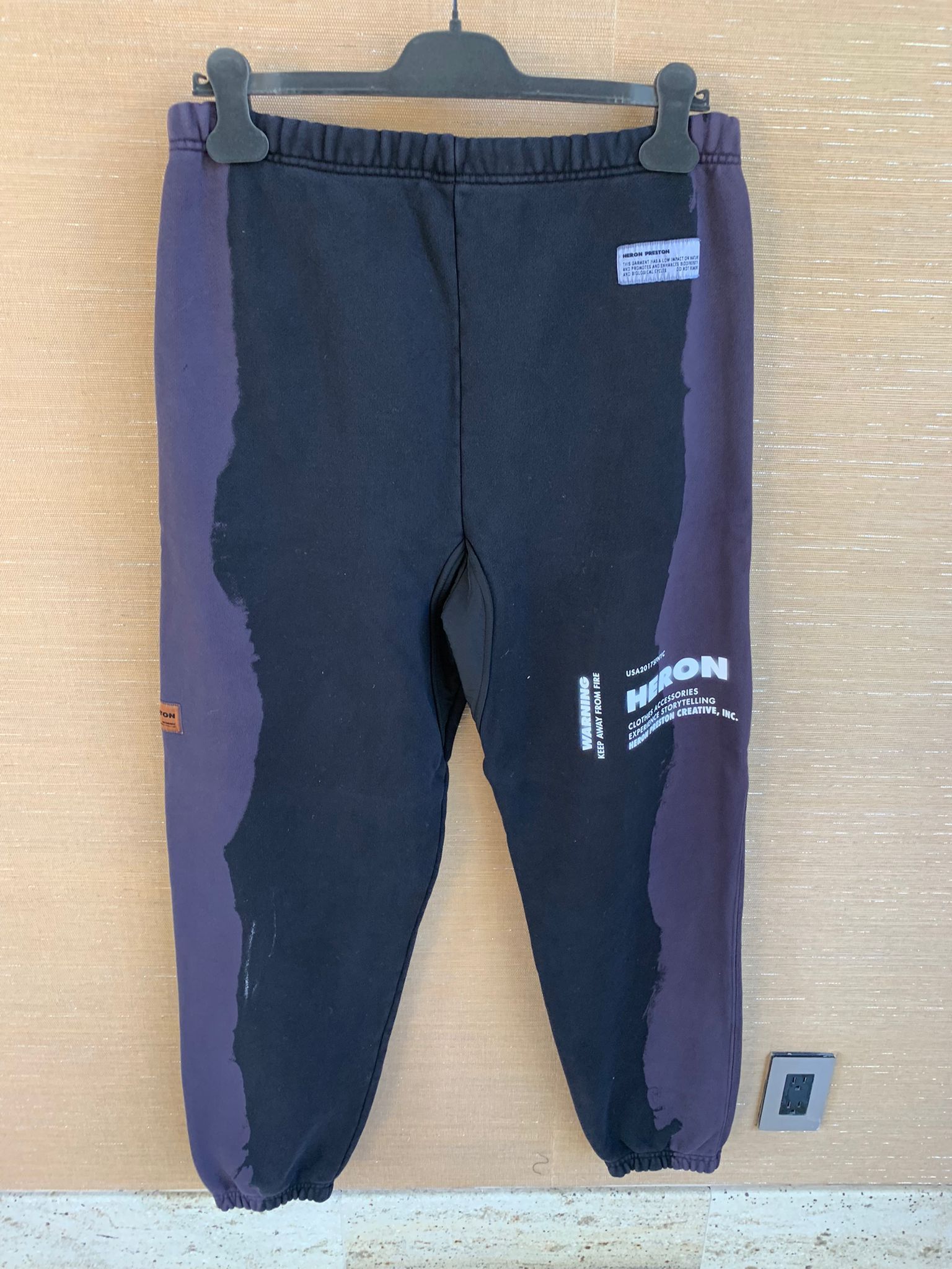 Heron Preston Cat Sweatpants Inserts Logo in Black / Grey Size US 34 / EU 50 - 10 Thumbnail